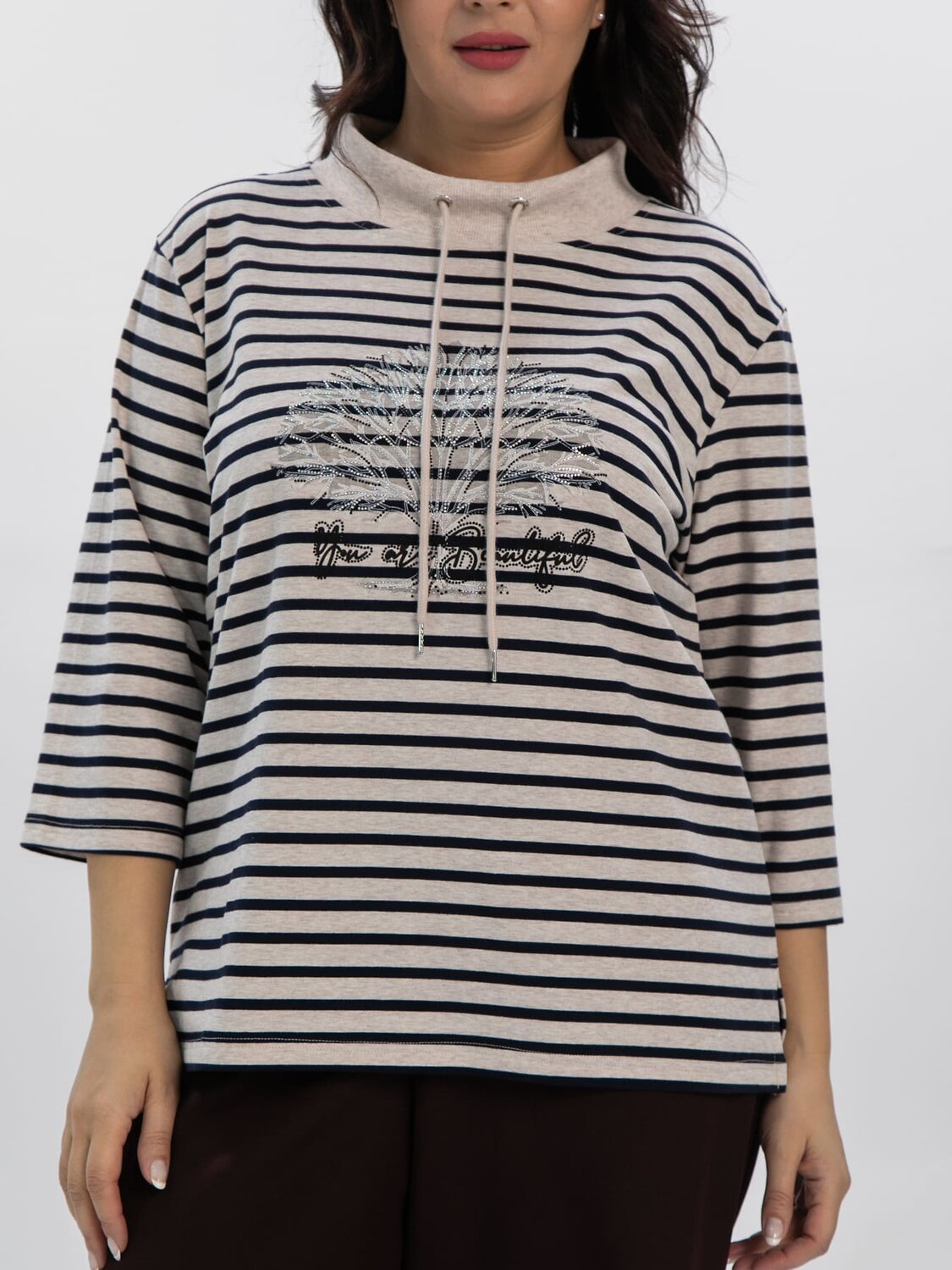 LT Collection Блуза 610277 Б16385-20М Бежевый