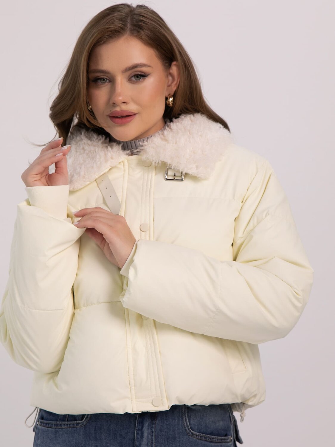 LT Collection Куртка 610284 Б16443-18М Молочный