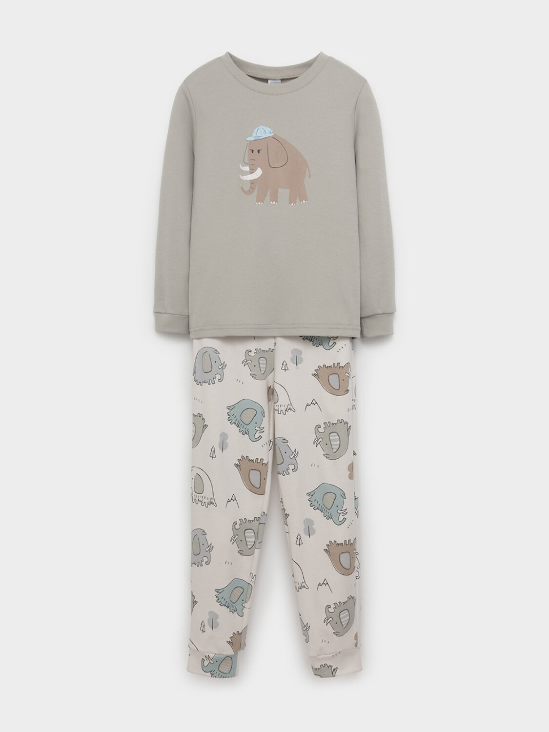 CROCKID Пижама 610320 МП 1679 серо-зеленый