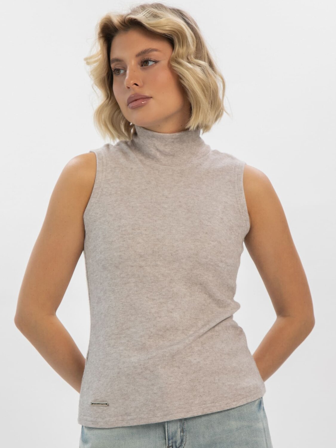 LT Collection Топ 610738 Б16409-1М Бежевый