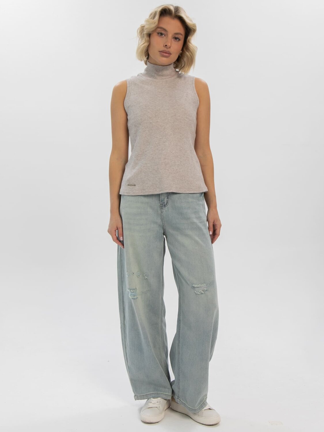 LT Collection Топ 610738 Б16409-1М Бежевый