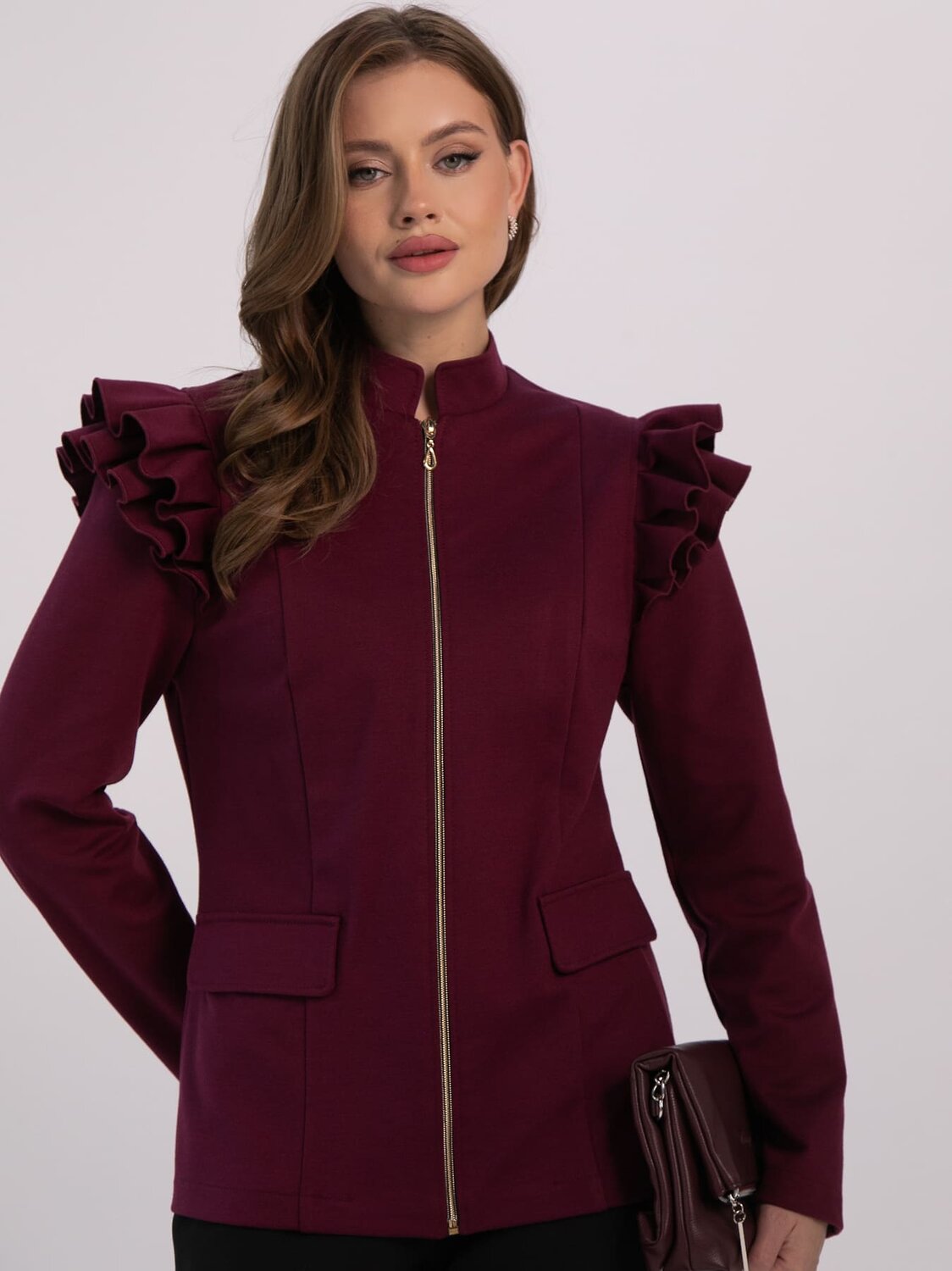 LT Collection Жакет 610750 Б16459-54М Бордо