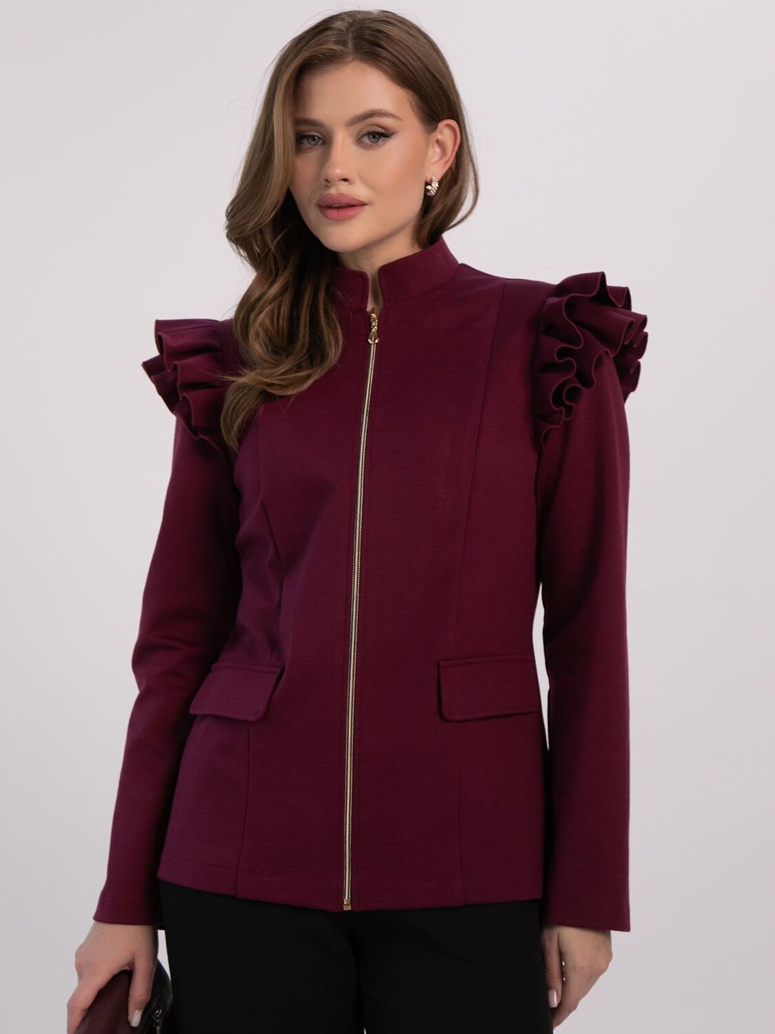 LT Collection Жакет 610750 Б16459-54М Бордо