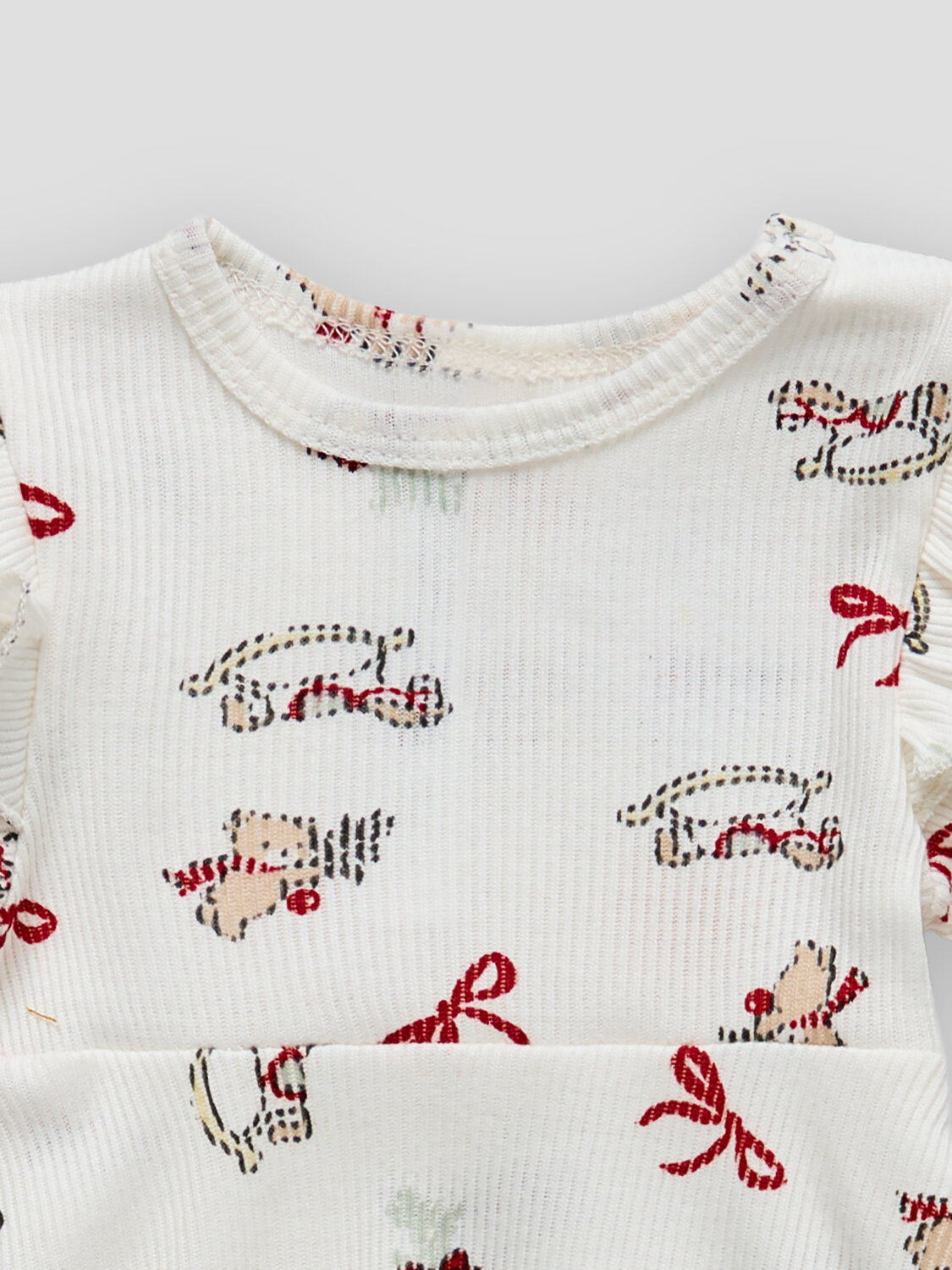 MARK FORMELLE Полукомбинезон 610967 13038 мишки и лошадки на св.молочном