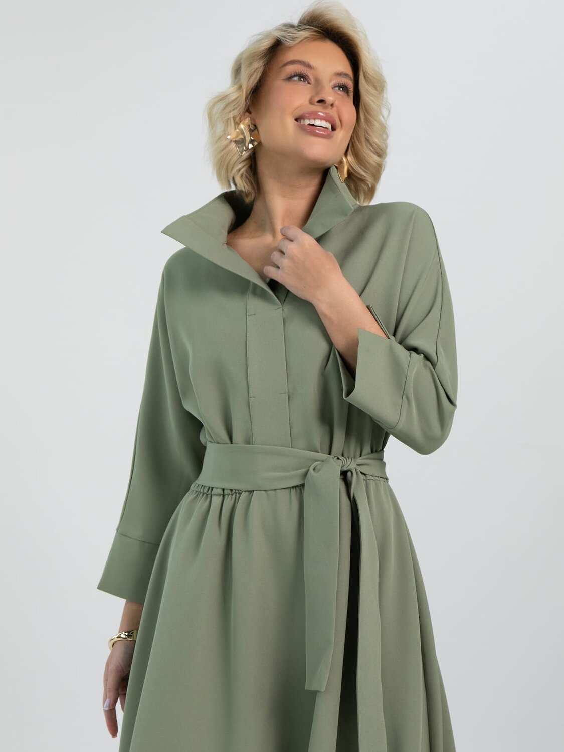 LT Collection Платье 611044 П16423-16М Хаки