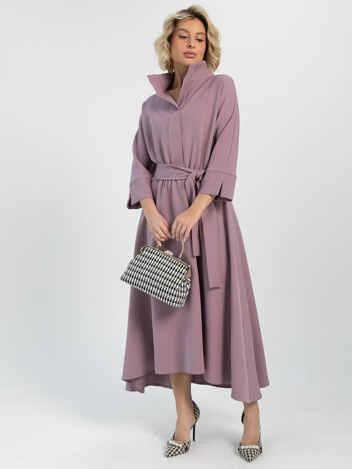 LT Collection Платье 611046 П16425-16М Фиолетовый