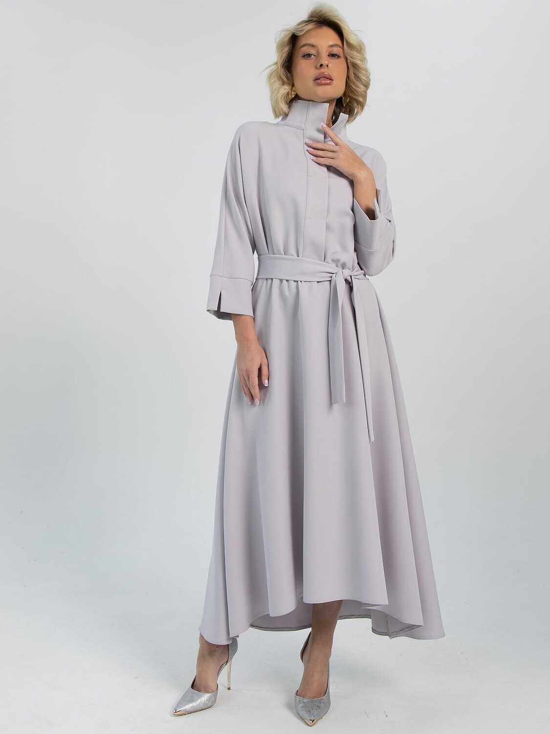 LT Collection Платье 611047 П16427-16М Светло-серый