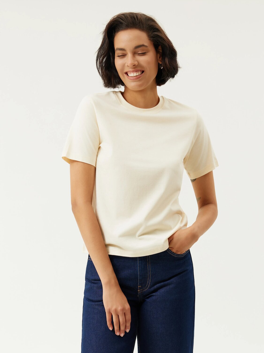 Conte elegant Футболка 611098 BASIC COLLECTION LD 5024 светло-желтый