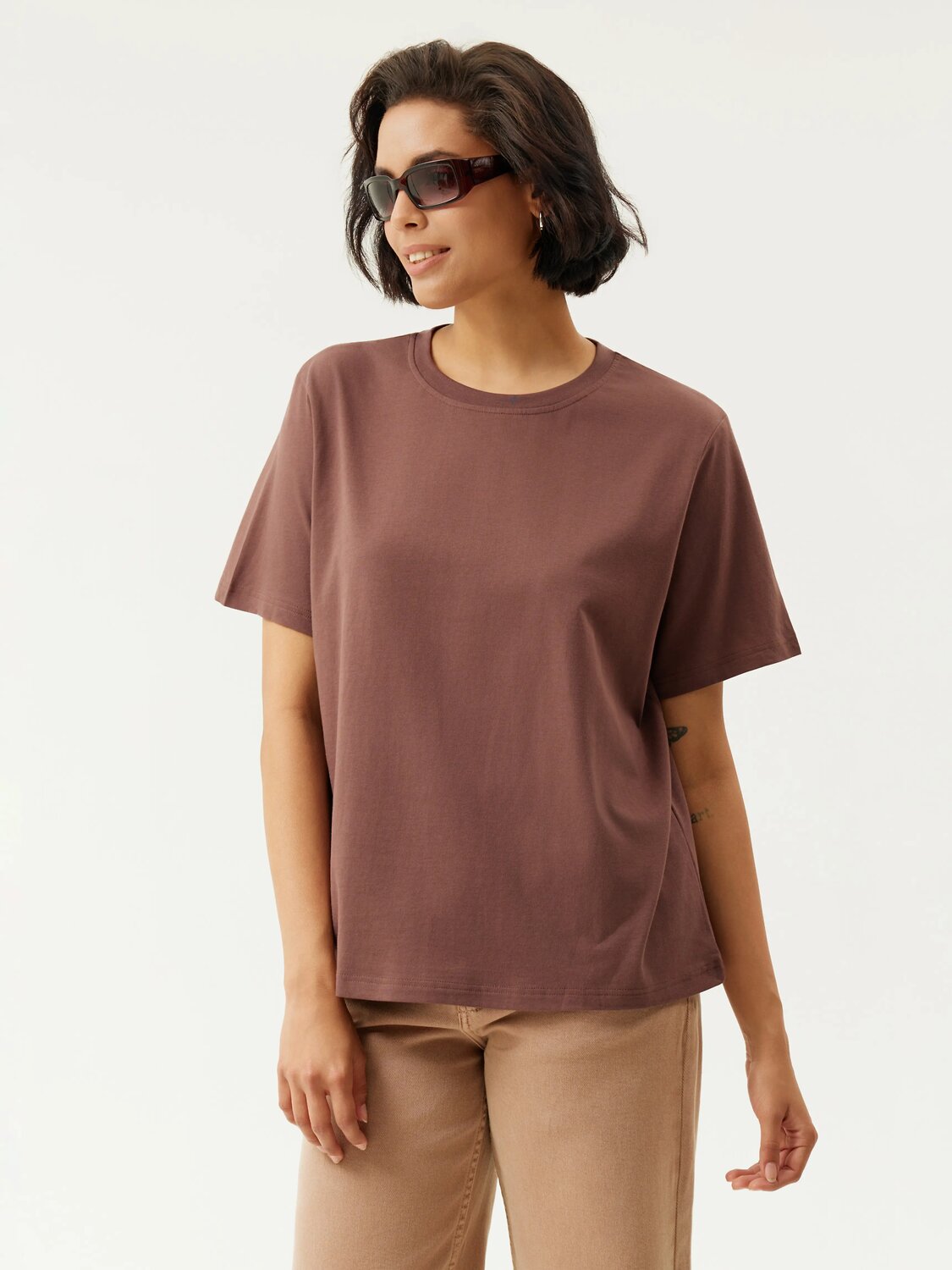 Conte elegant Футболка 611102 BASIC COLLECTION LD 5025 chocolate