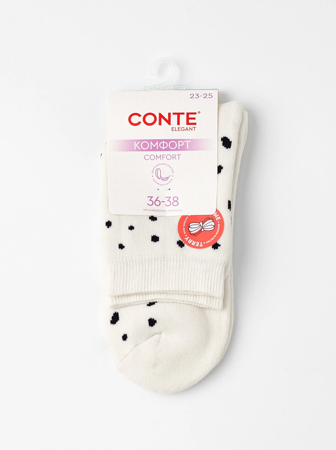 Conte elegant Носки 611115 COMFORT (махровые) 7С-47СП молочный