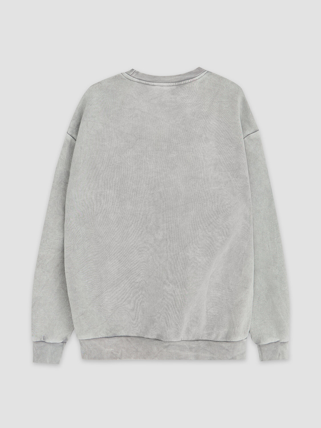 MARK FORMELLE Свитшот 611197 121801/1 ACID WASH серый +печать1