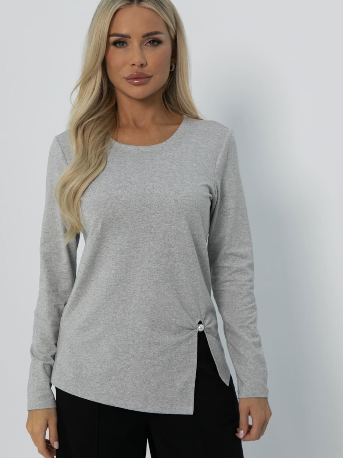 LT Collection Лонгслив 611238 Б16415-50М Серый