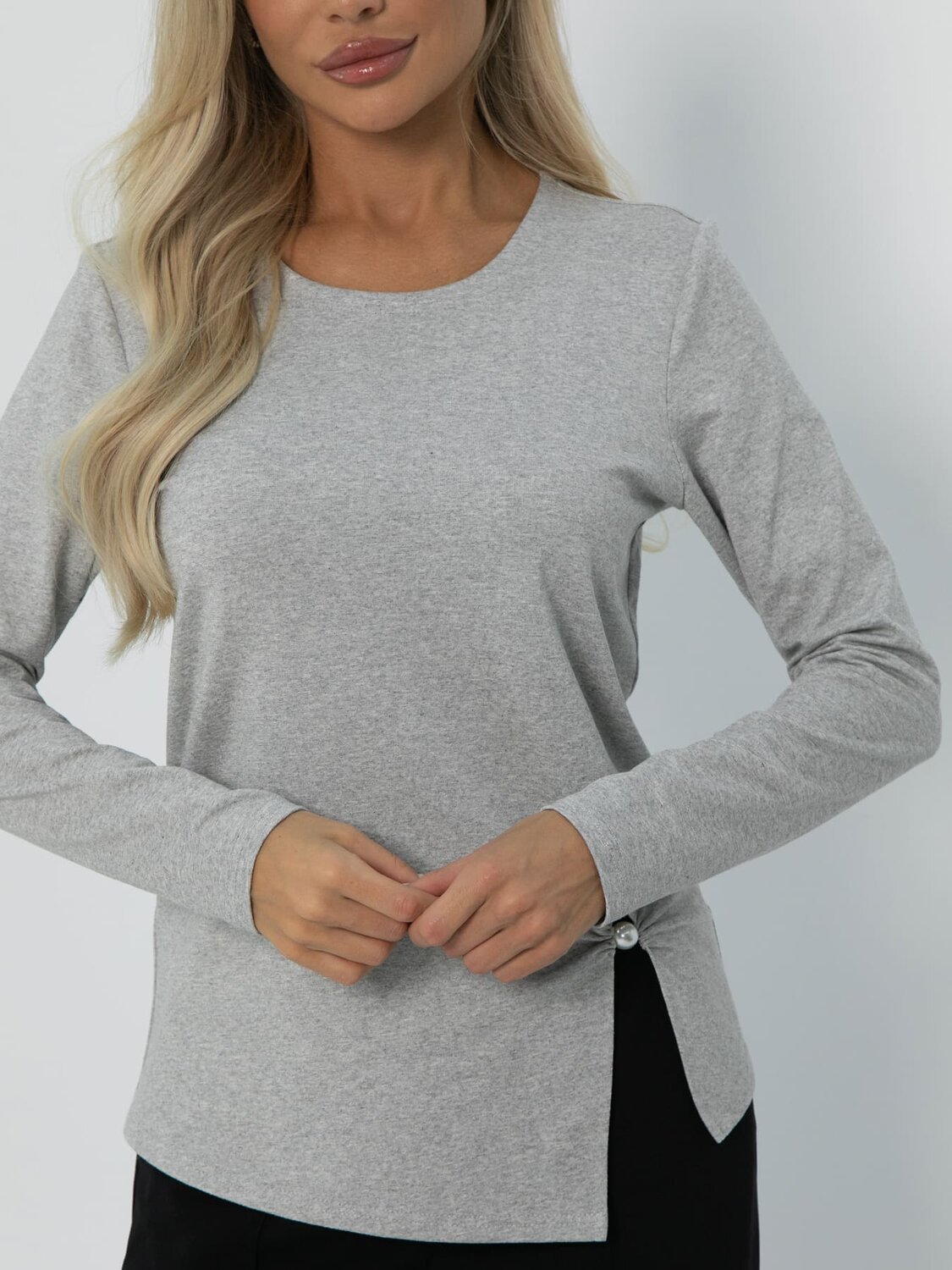 LT Collection Лонгслив 611238 Б16415-50М Серый