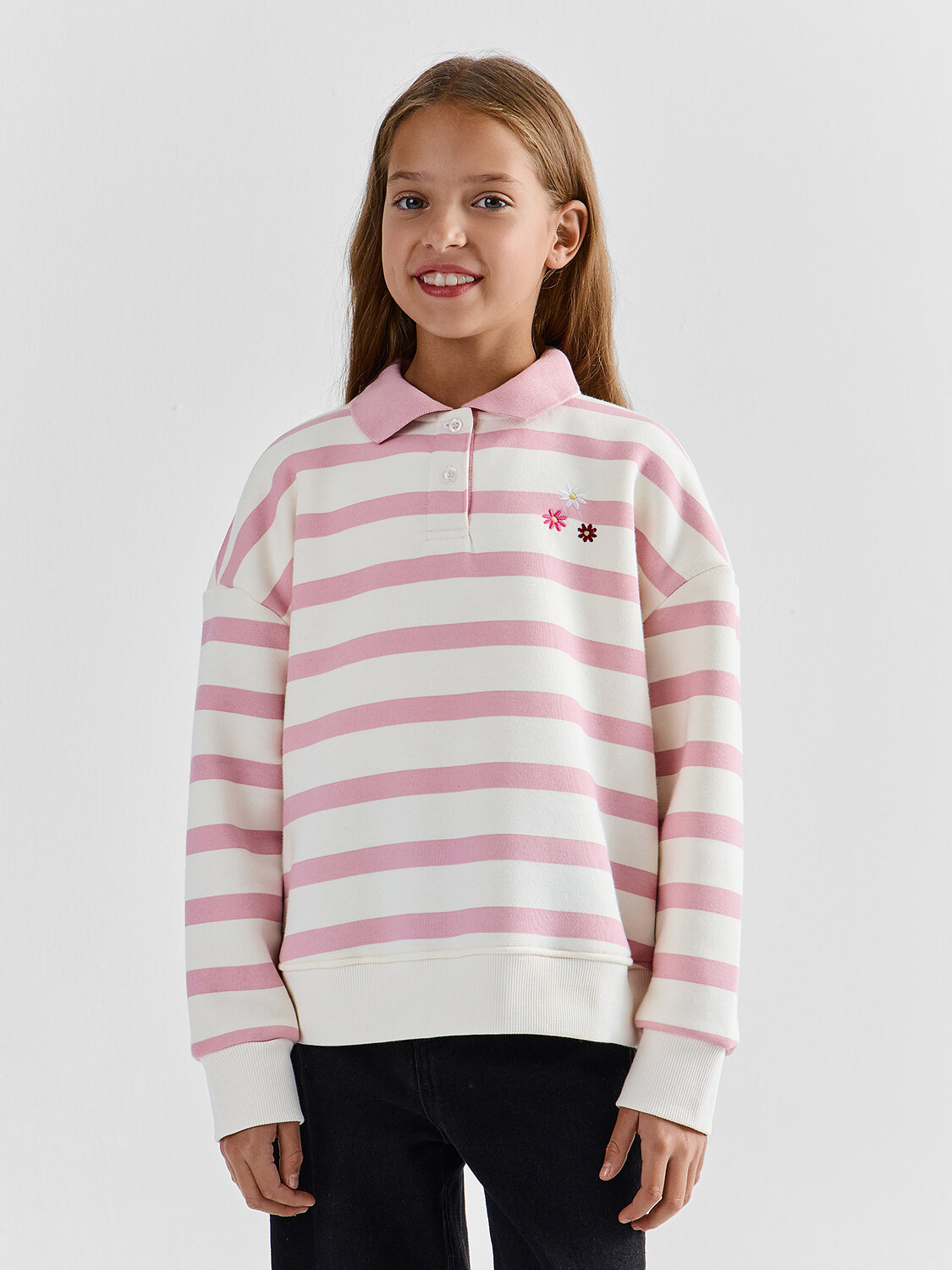MARK FORMELLE Джемпер 611389 128008 пыльно -розовая полоска