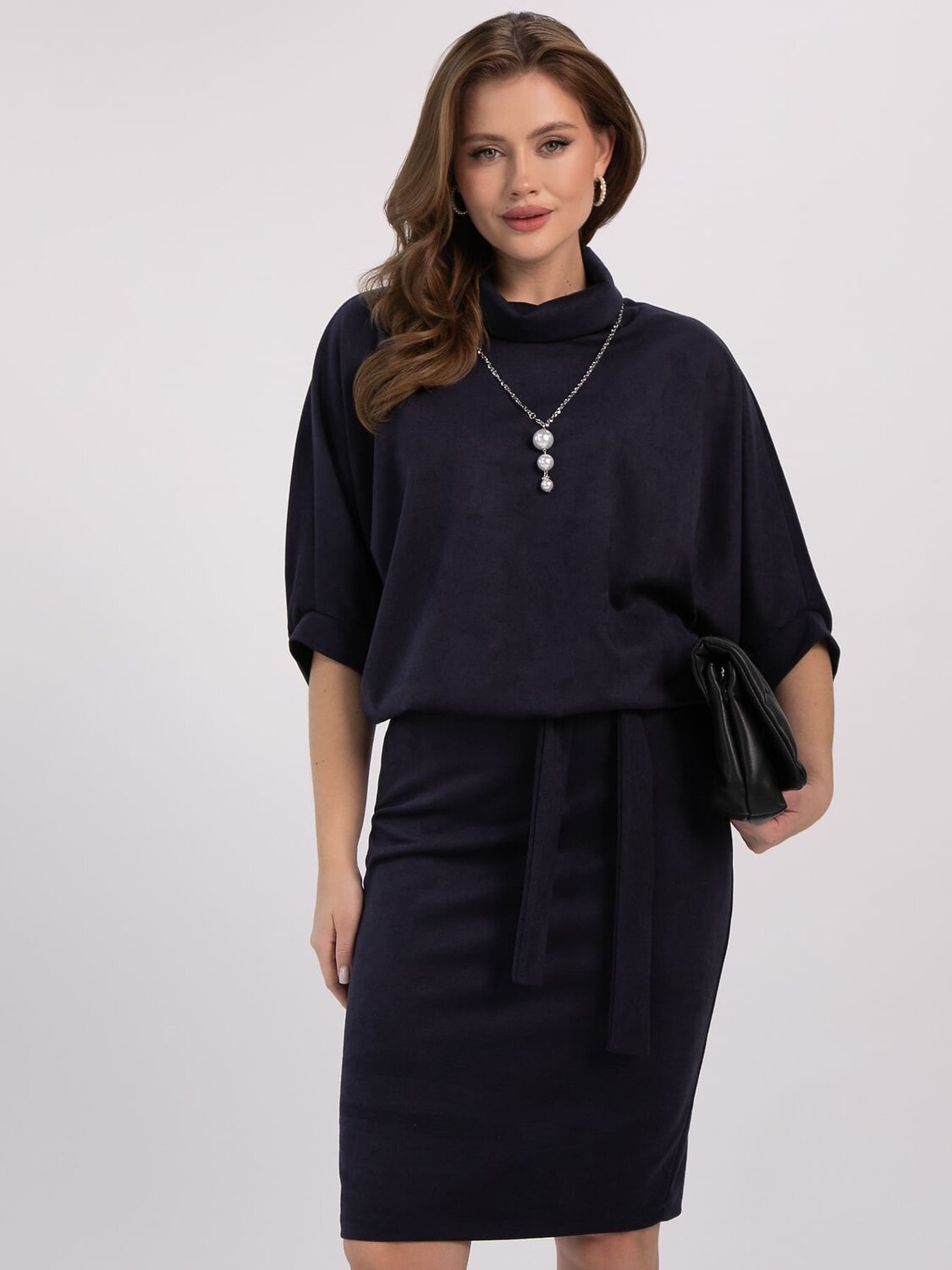 LT Collection Платье 611508 П16436-12М Темно-синий