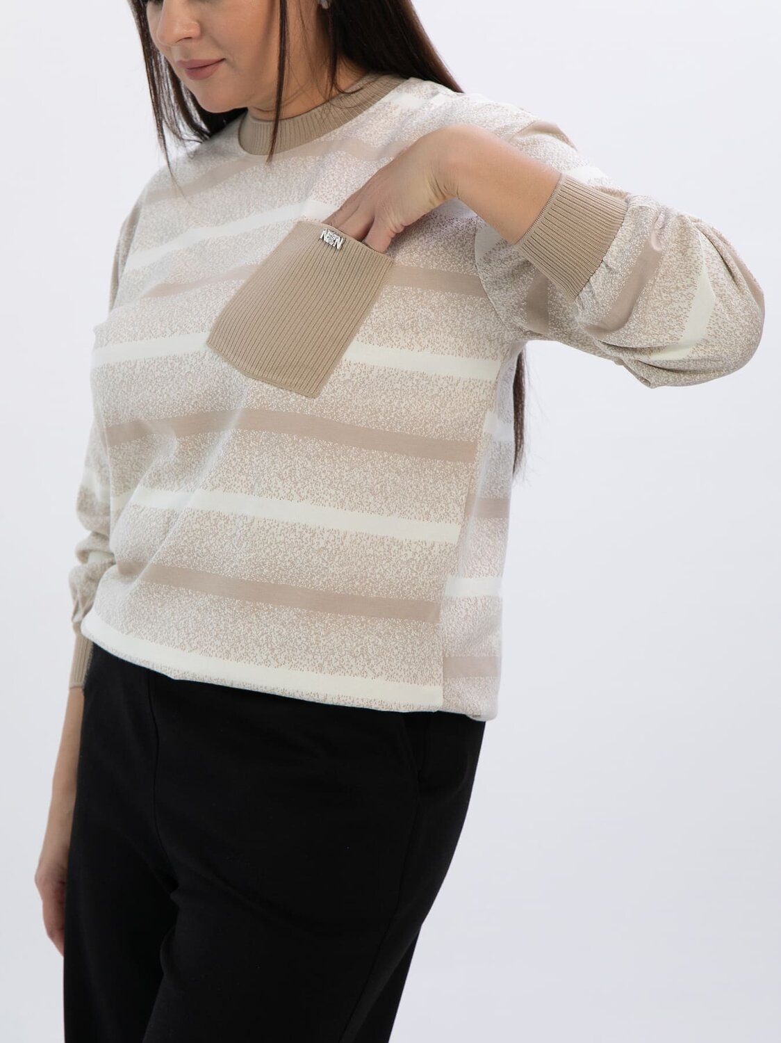 LT Collection Блуза 611522 Б16481-20М Бежевый