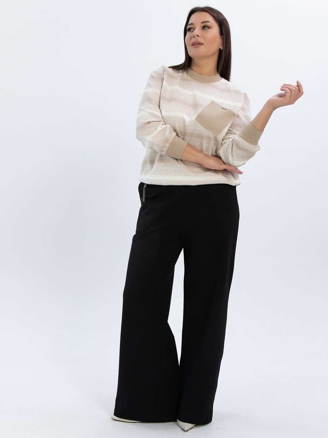 LT Collection Блуза 611522 Б16481-20М Бежевый