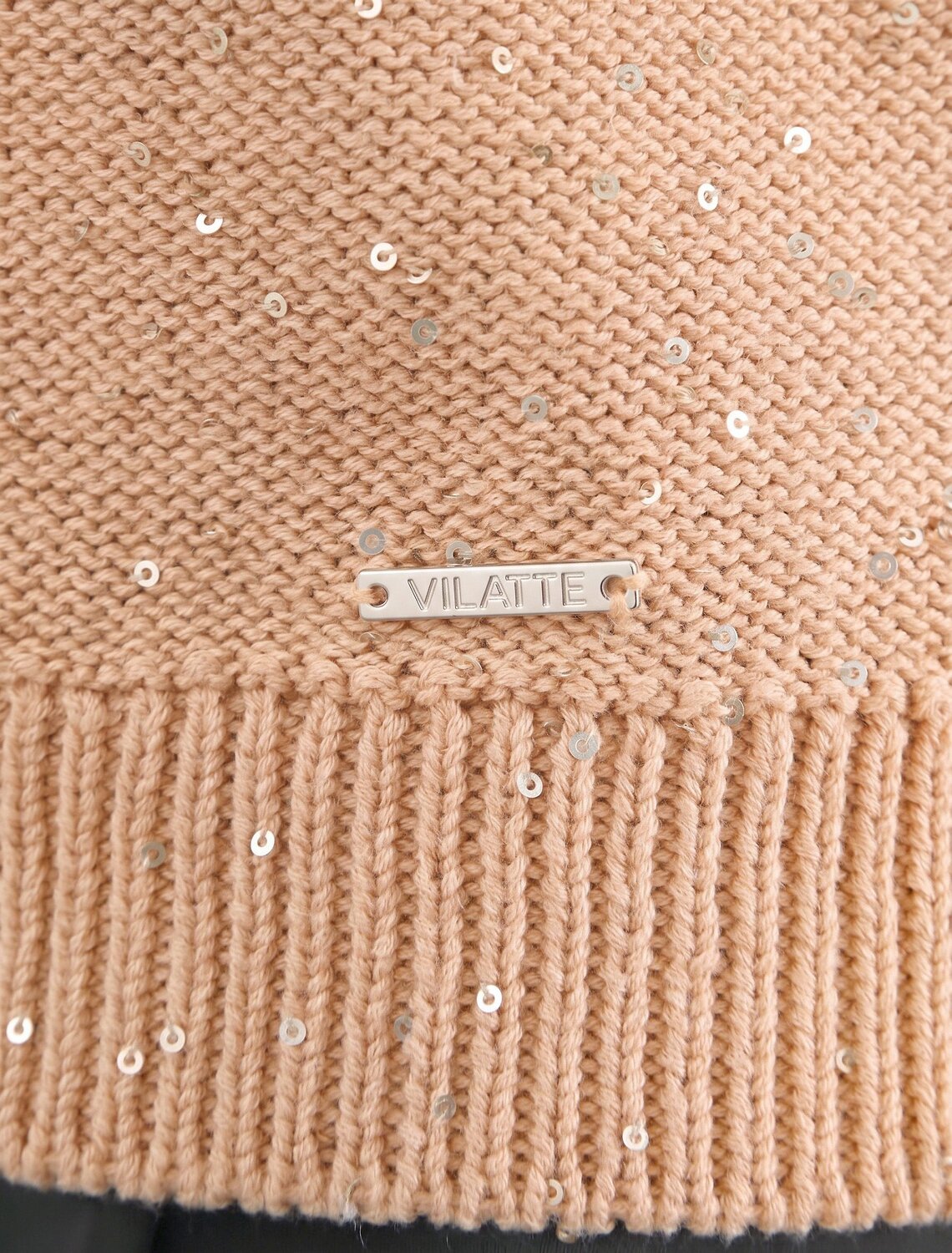 VILATTE Джемпер 611753 D39.641 бежевый