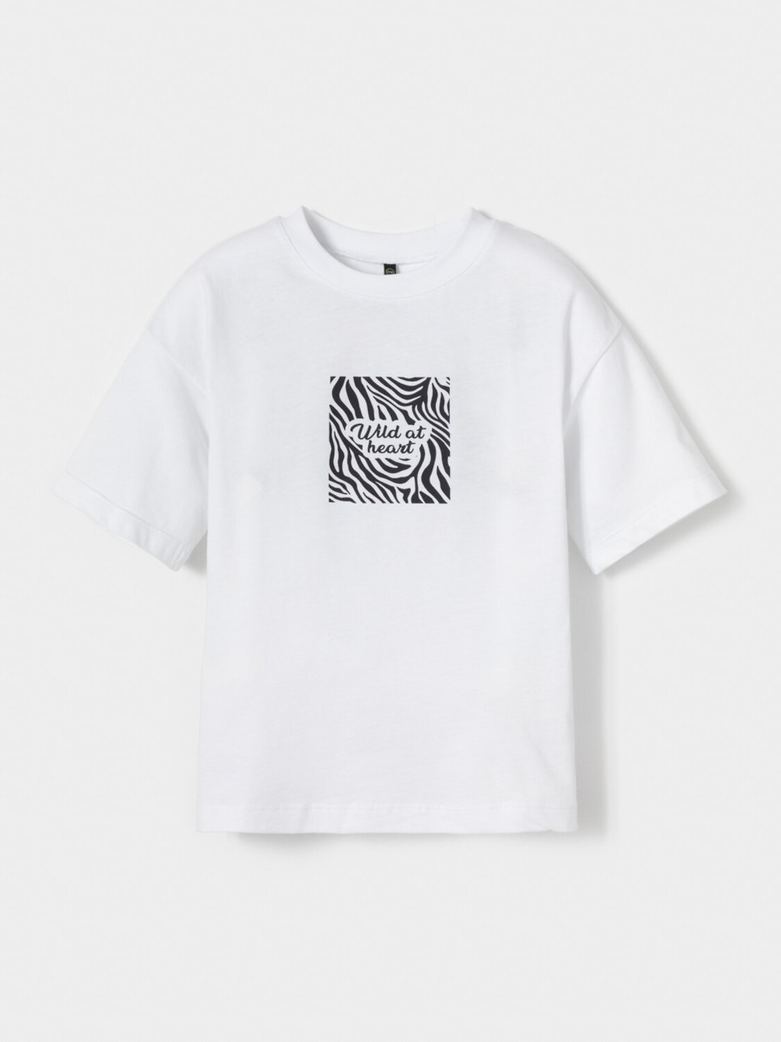 CROCKID Футболка 611796 МП 302791 белый (зебра)