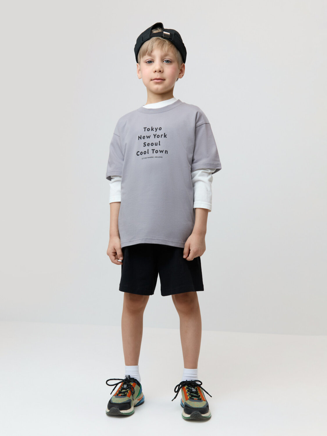 CROCKID Футболка 611848 МП 302889 серый 3850 (надпись)