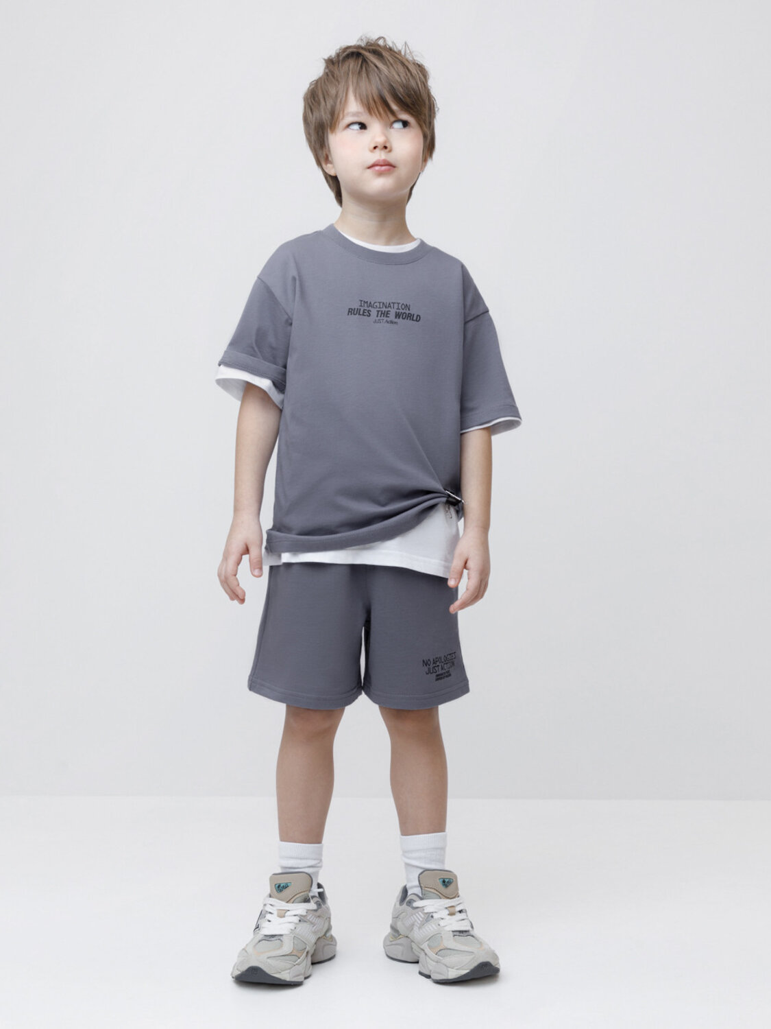 CROCKID Комплект 611892 МП 2844 серо-синий