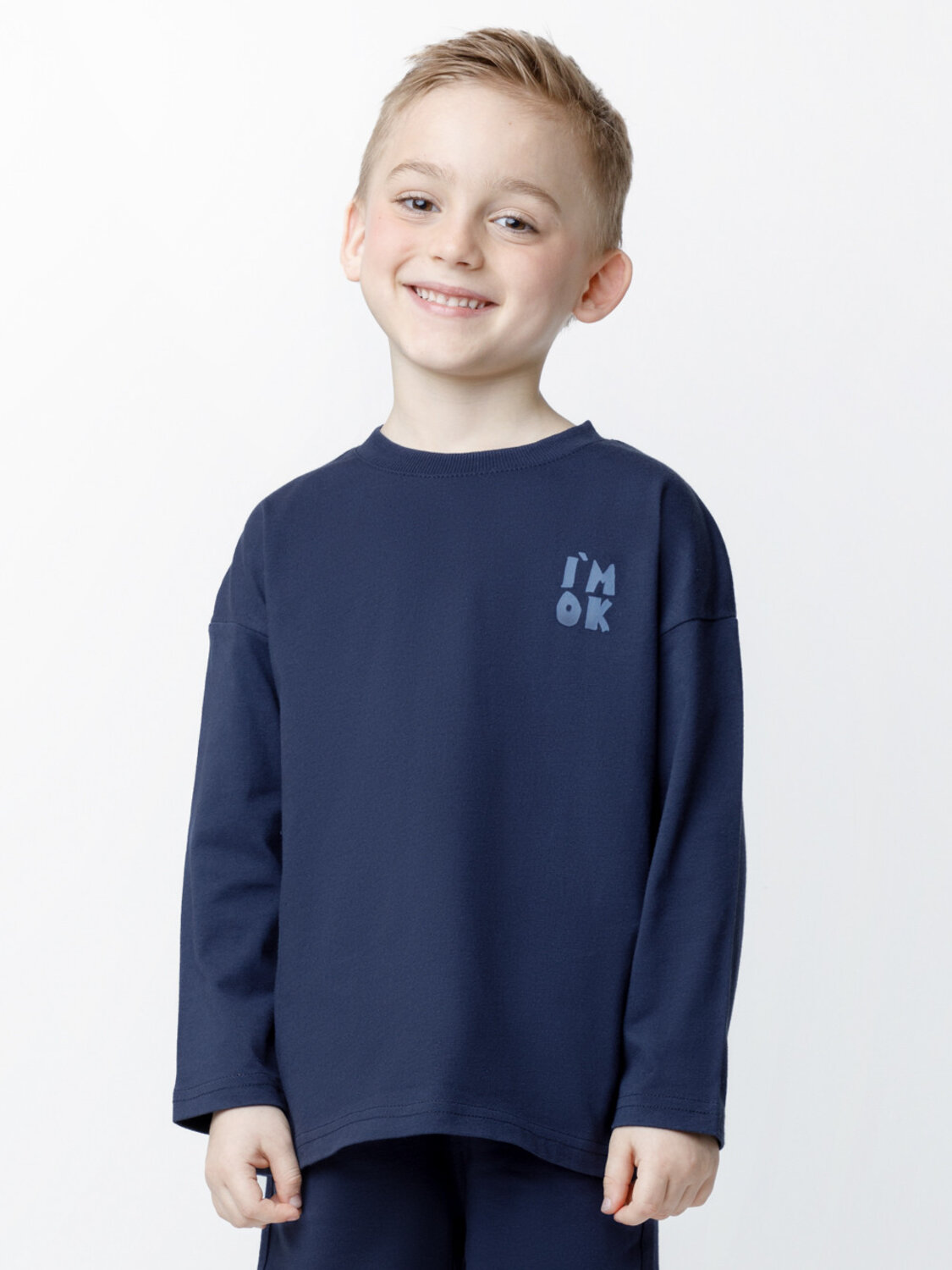 CROCKID Лонгслив 611900 МП 303086 темно-синий