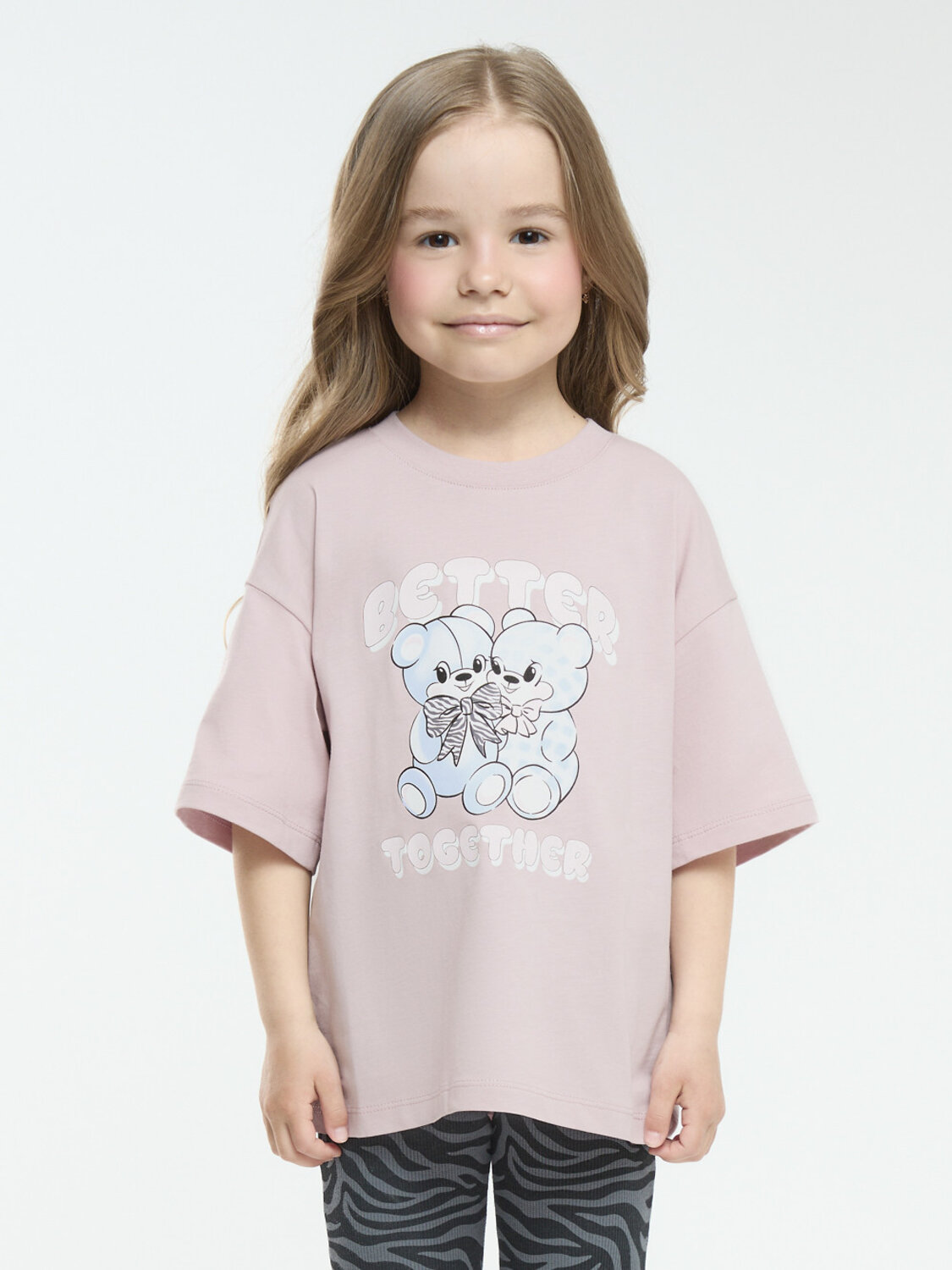 CROCKID Футболка 611905 МП 303072 розово-бежевый