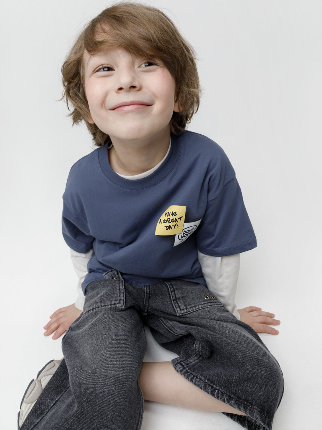 CROCKID Футболка 611920 МП 302889 синий 3929 (заметки)