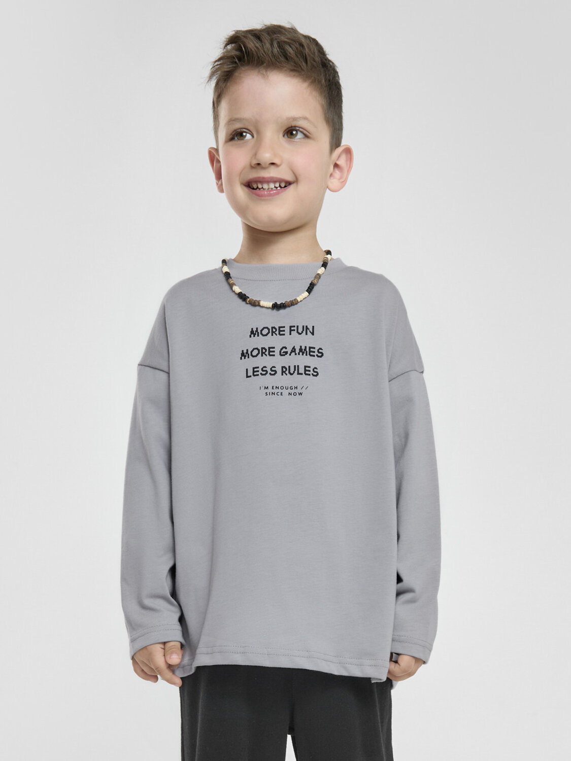 CROCKID Лонгслив 611925 МП 302892 серый