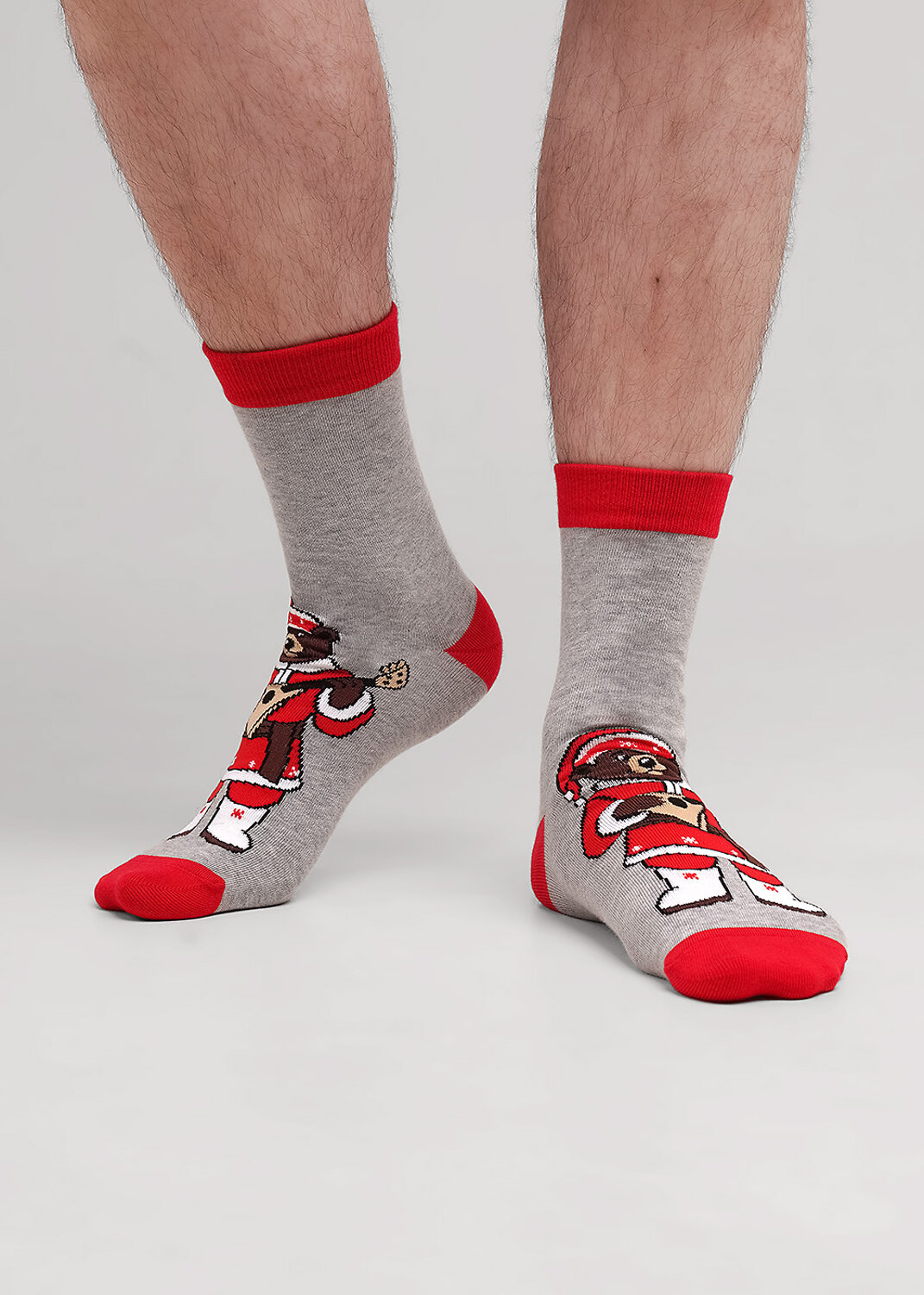 CLEVER Носки 612134 К6656 меланж серый