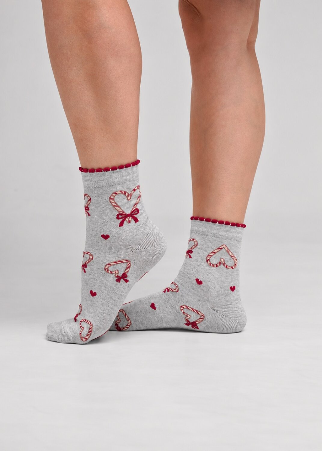 CLEVER Носки 612172 С4658 20-22,22 меланж серый