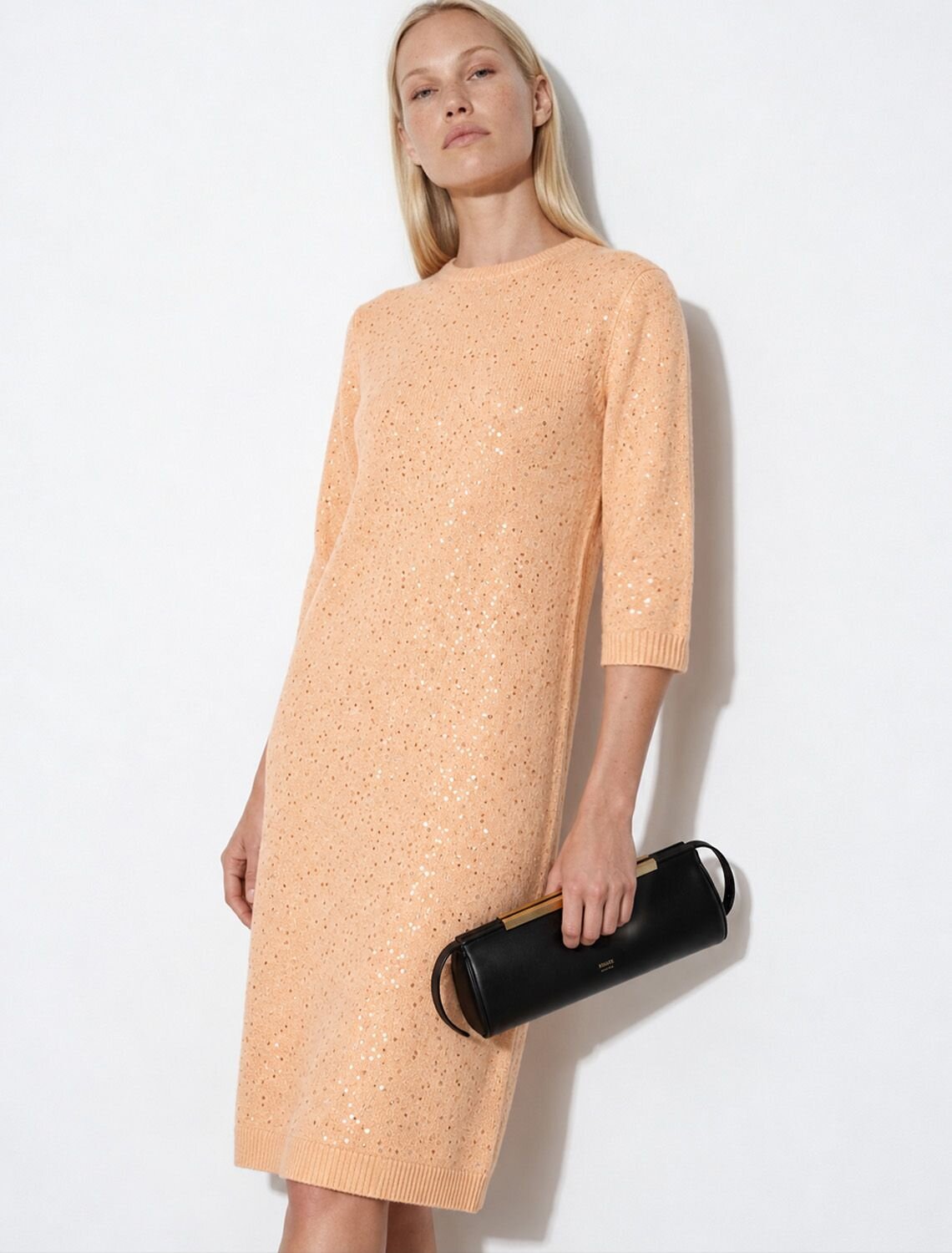 VILATTE Платье 612329 D32.118 бежевый