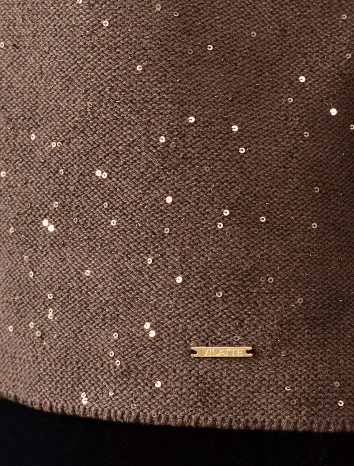 VILATTE Джемпер 612336 D39.644 кофейный