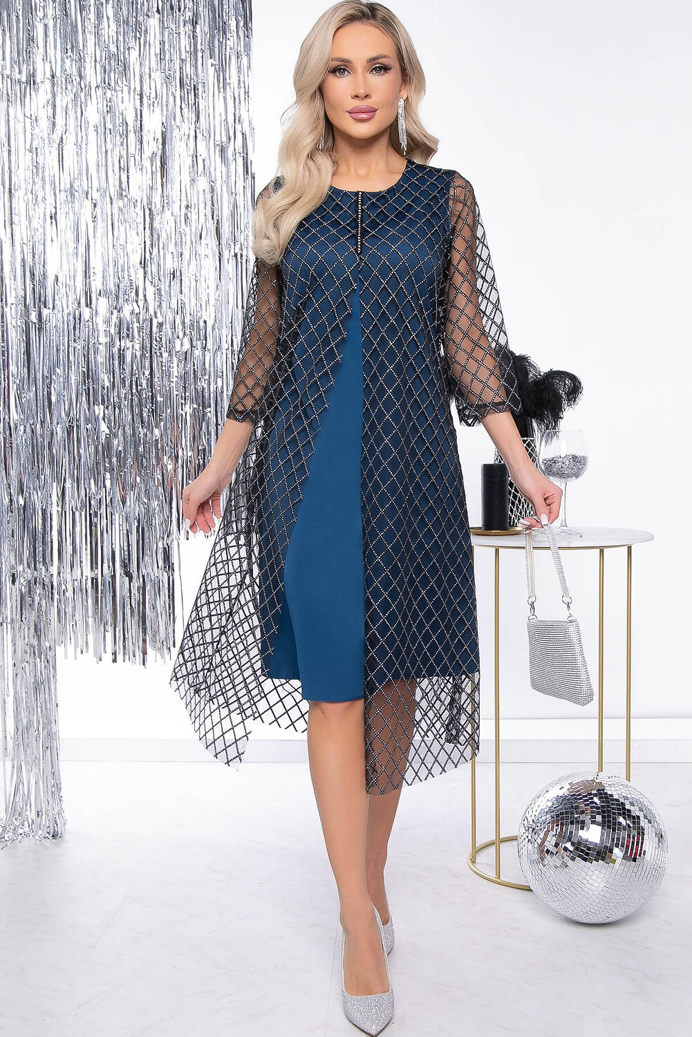 LT Collection Платье 612379 П7948 синий