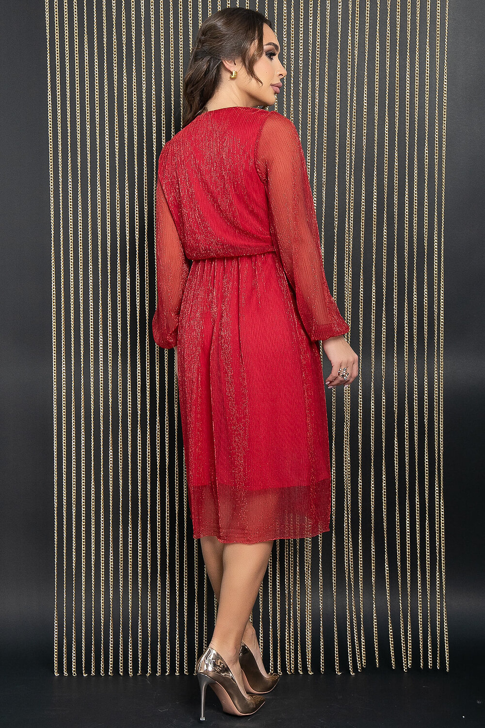 LT Collection Платье 612380 П11535 красный