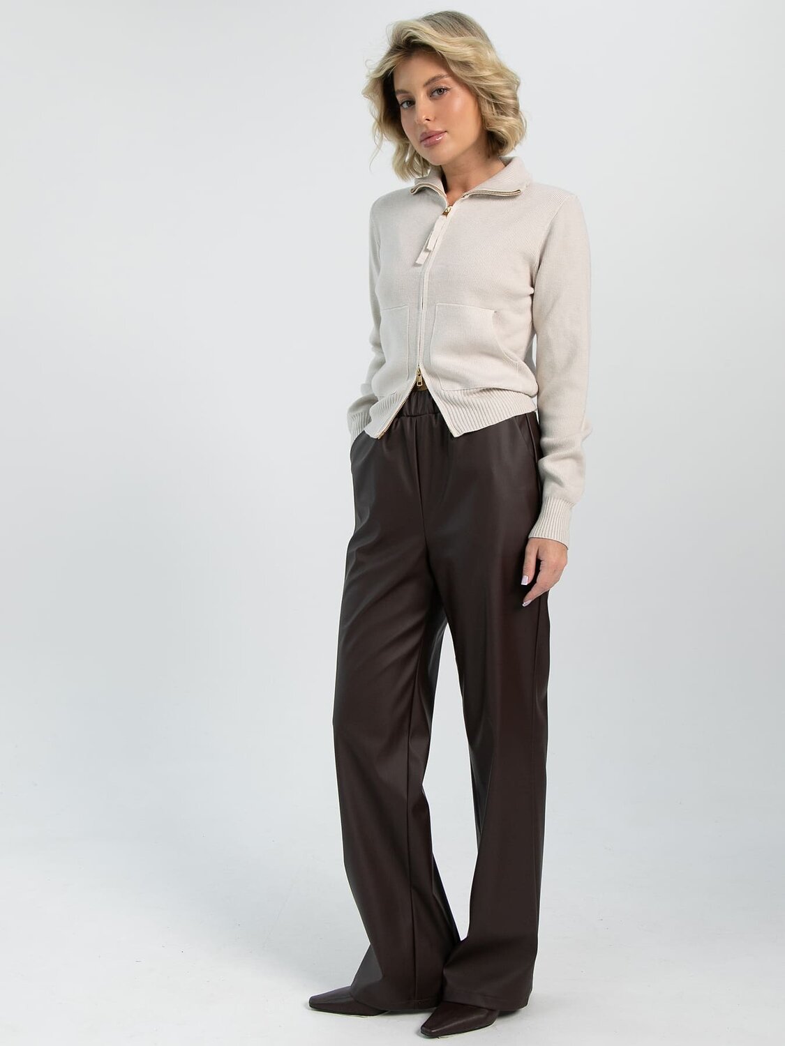 LT Collection Брюки 612638 Б16440-12М шоколадный
