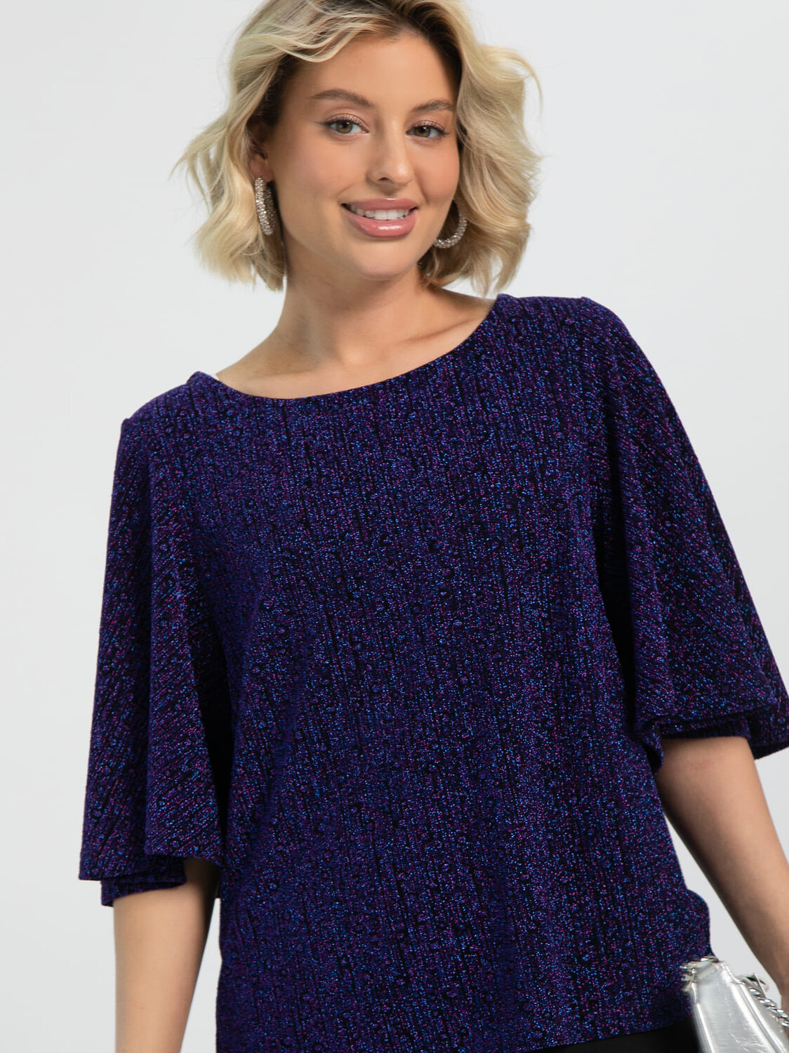 LT Collection Блуза 612641 Б16486-13М Синий
