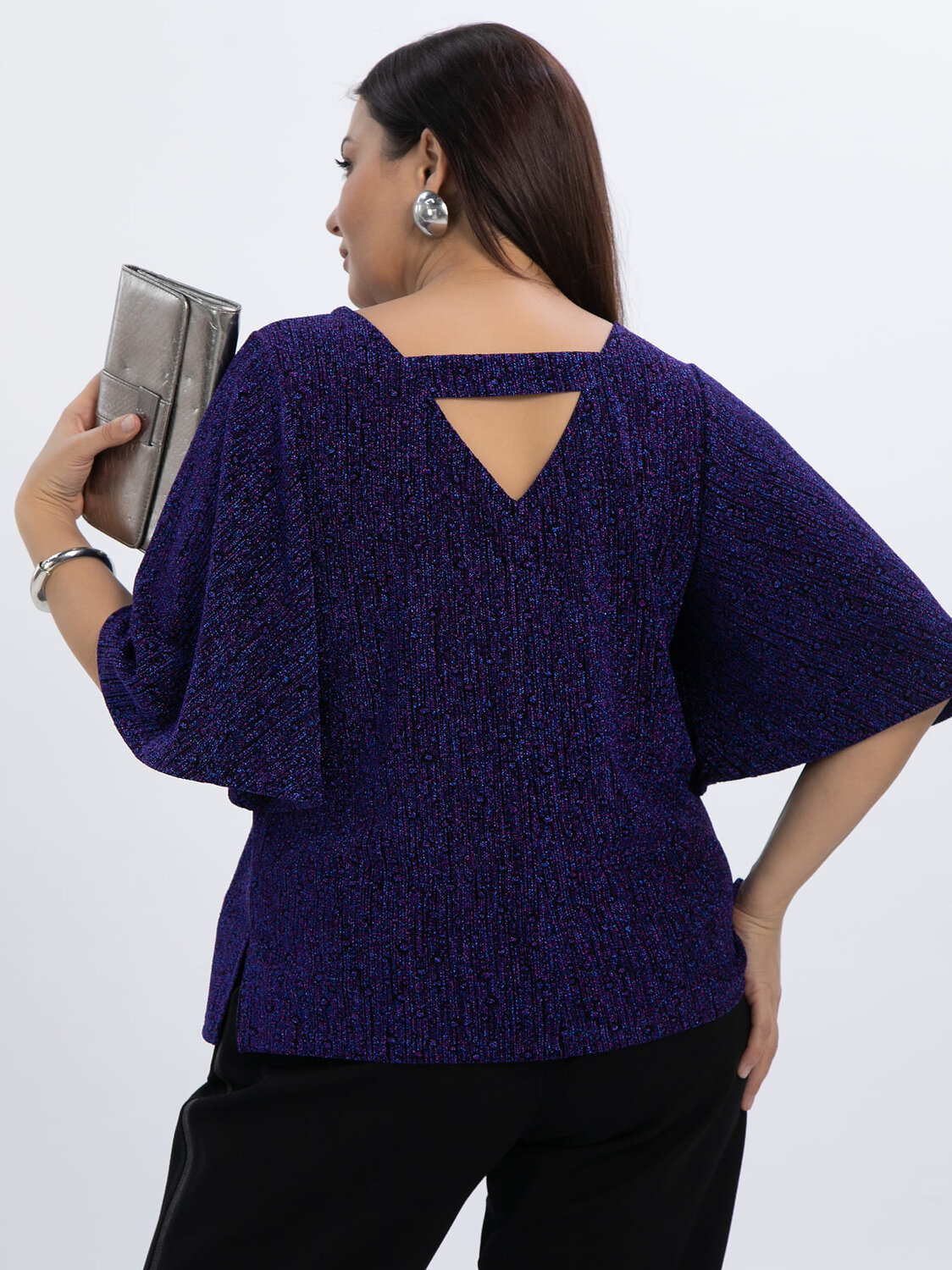 LT Collection Блуза 612641 Б16486-13М Синий