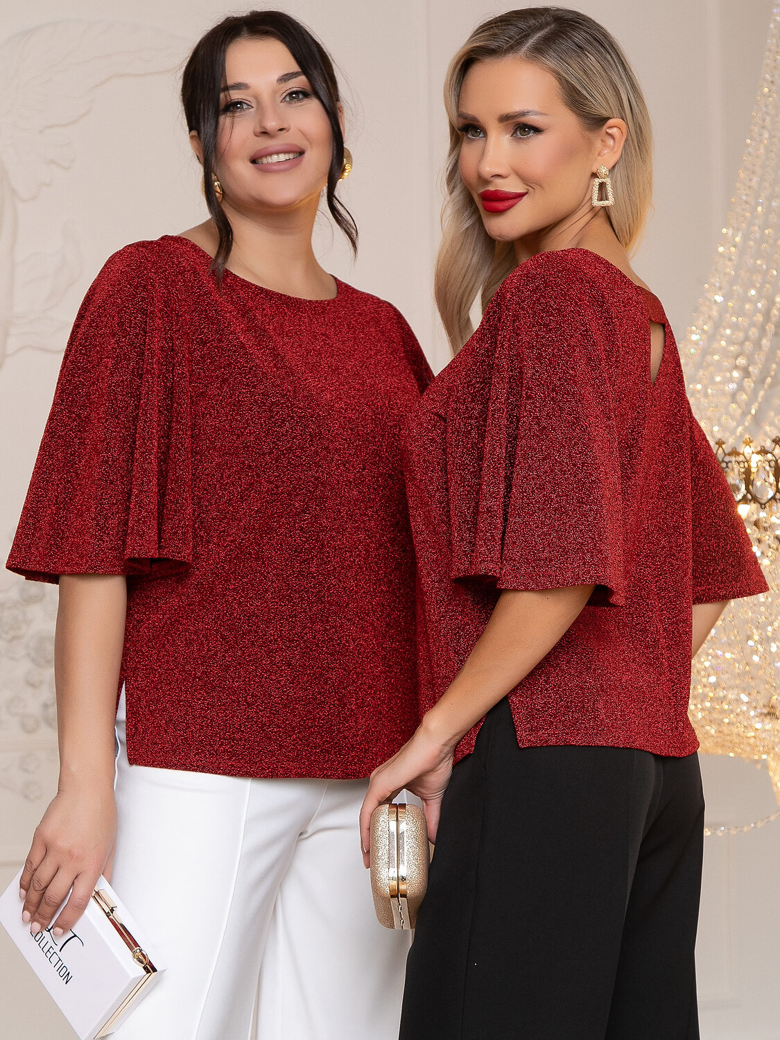 LT Collection Блуза 612647 Б16491-1М Красный
