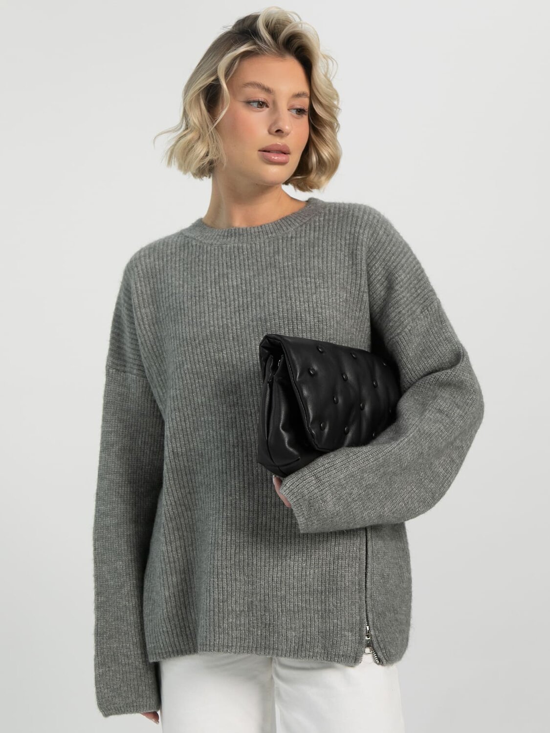 LT Collection Джемпер 612648 Б16501-12М Серый