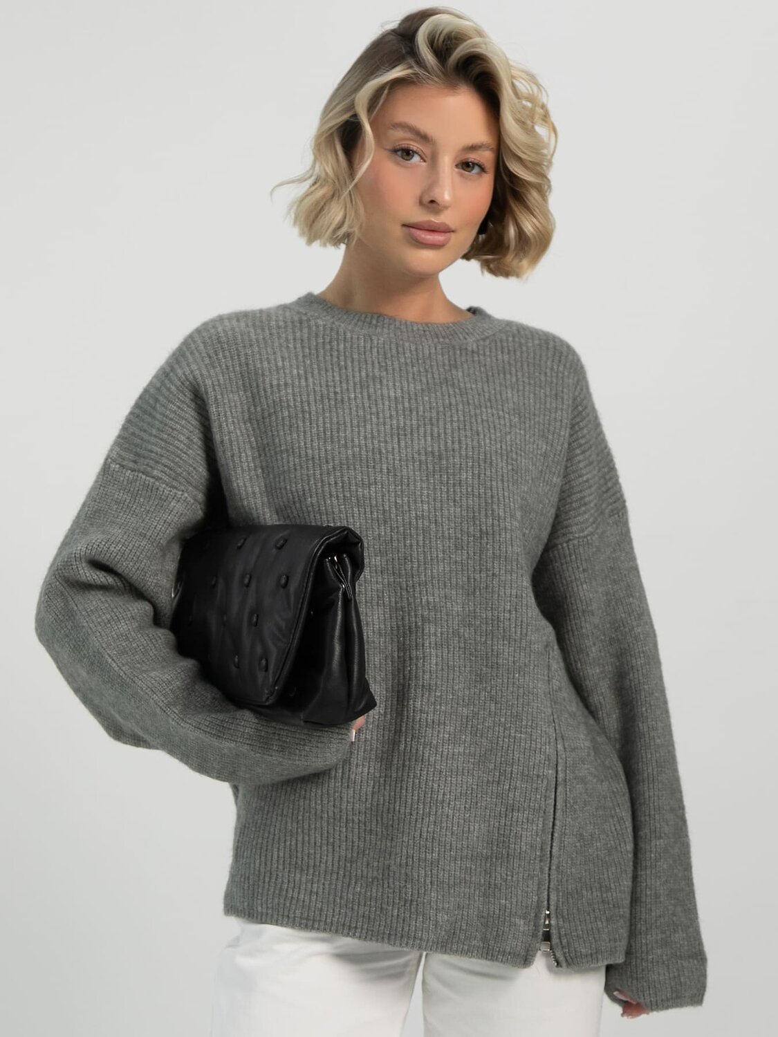 LT Collection Джемпер 612648 Б16501-12М Серый