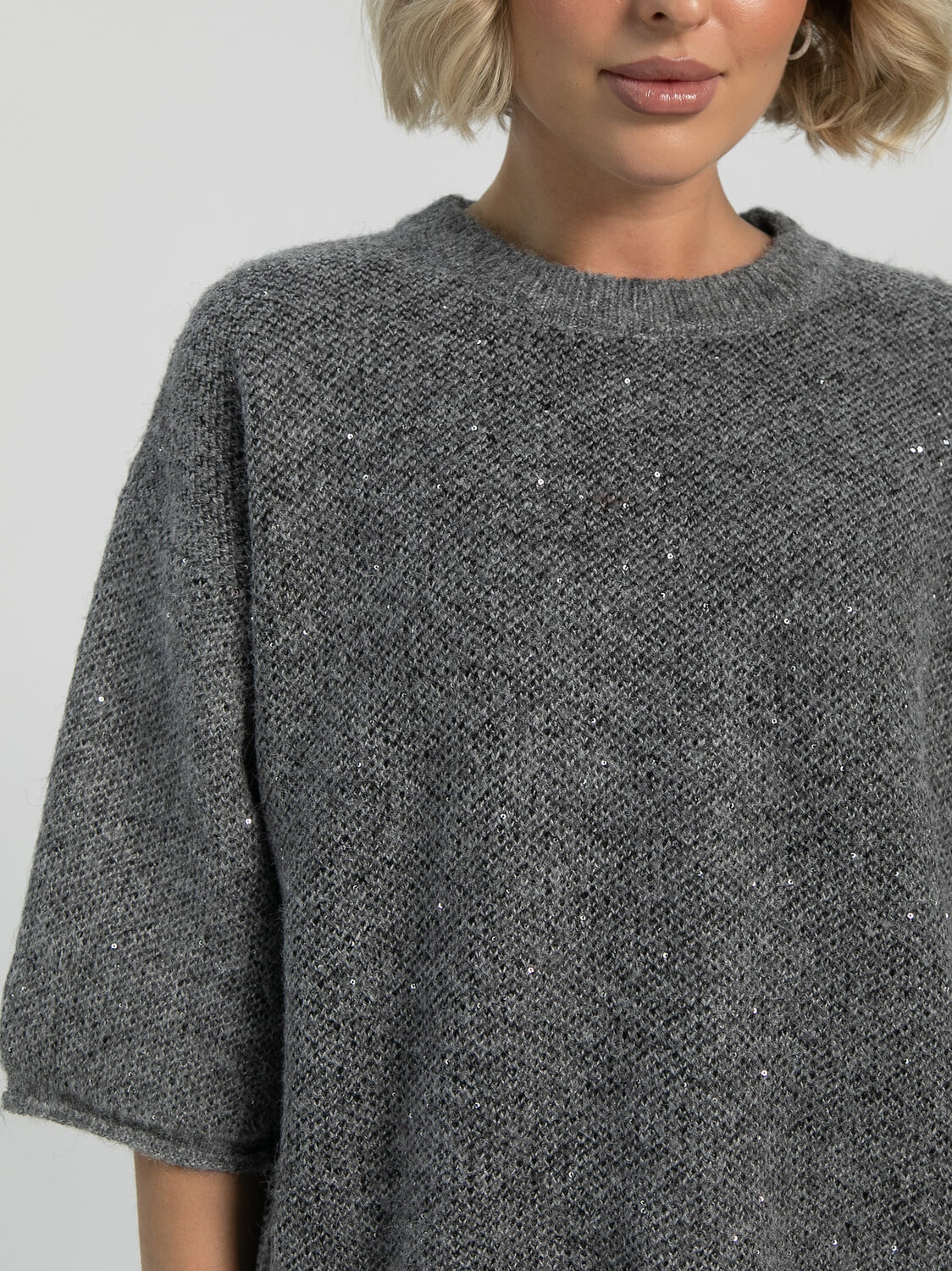LT Collection Джемпер 612649 Б16504-12М Серый