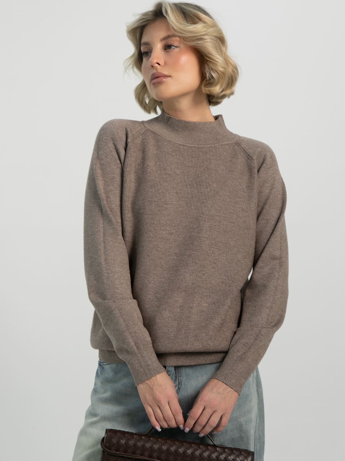 LT Collection Джемпер 612651 Б16502-12М Коричневый