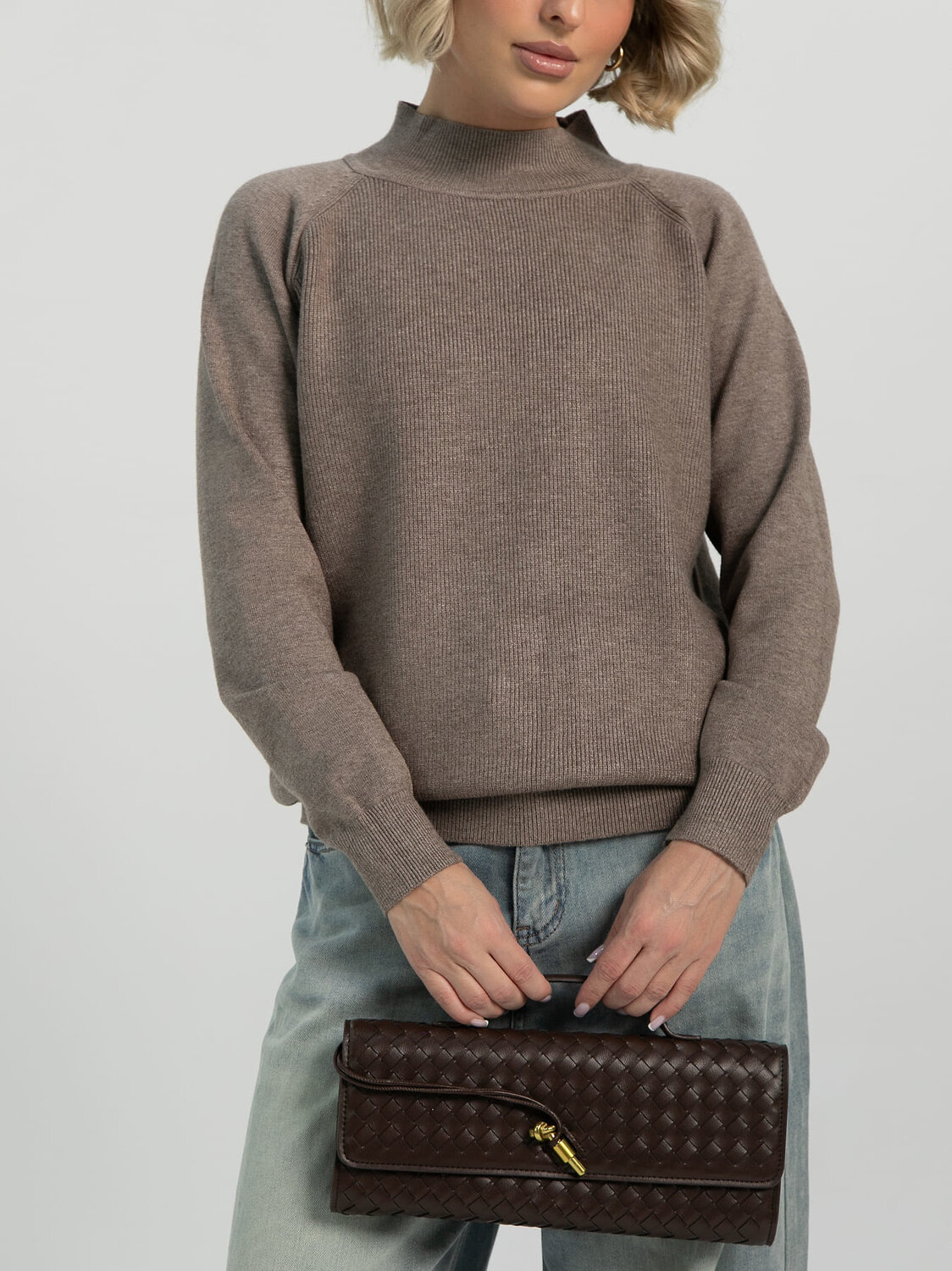 LT Collection Джемпер 612651 Б16502-12М Коричневый