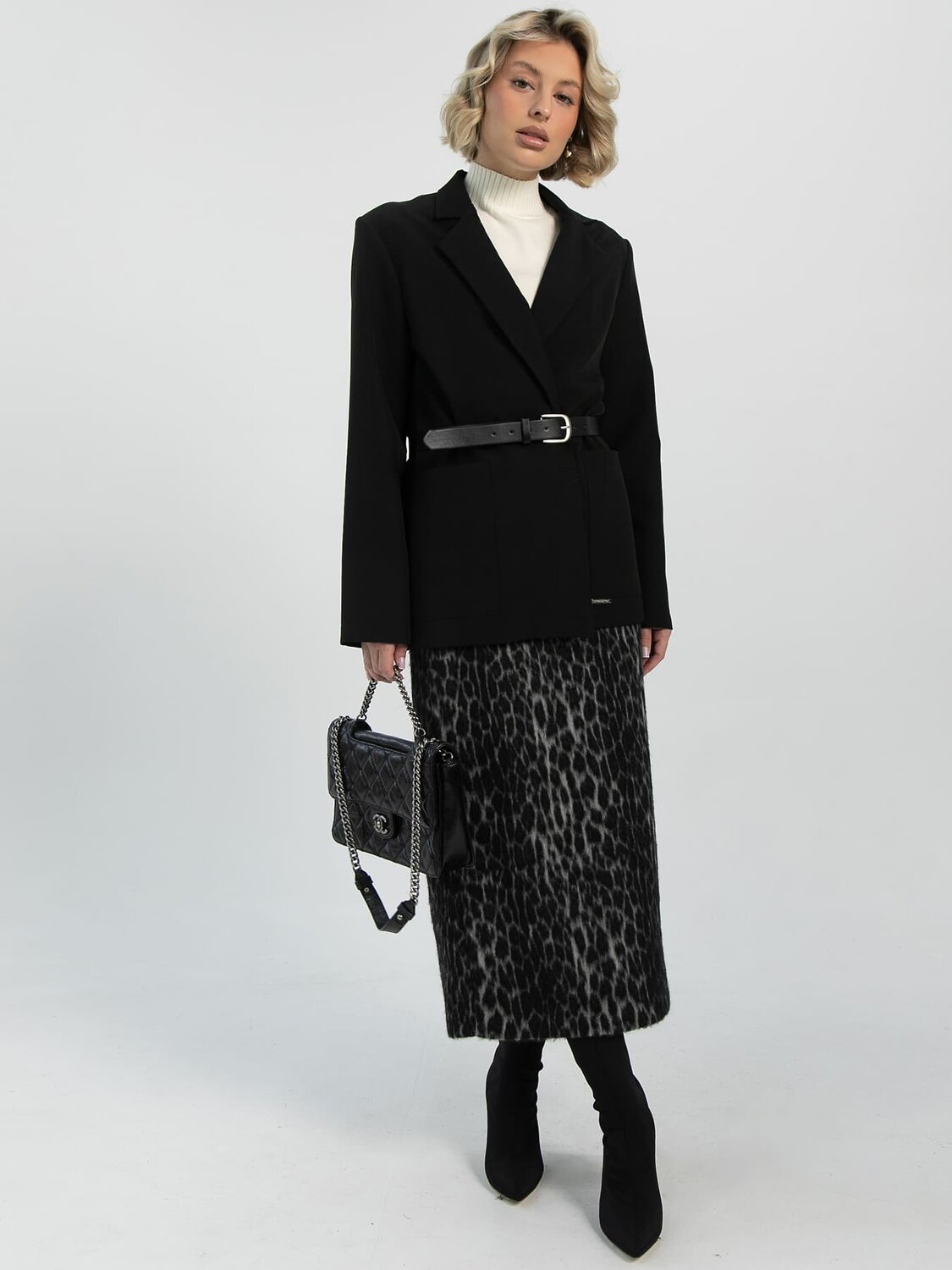 LT Collection Юбка 612654 Ю16517-16М Серый