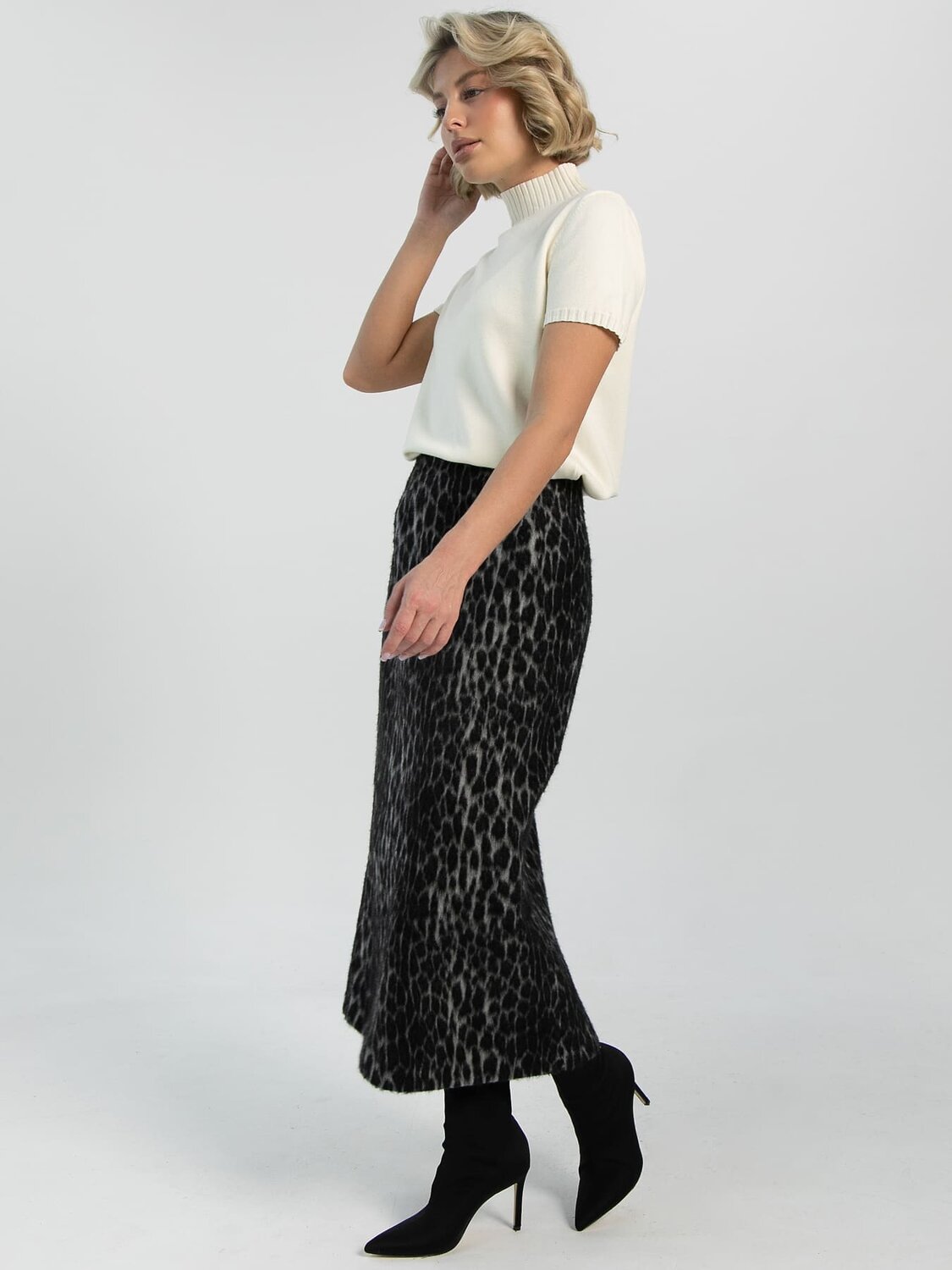 LT Collection Юбка 612654 Ю16517-16М Серый