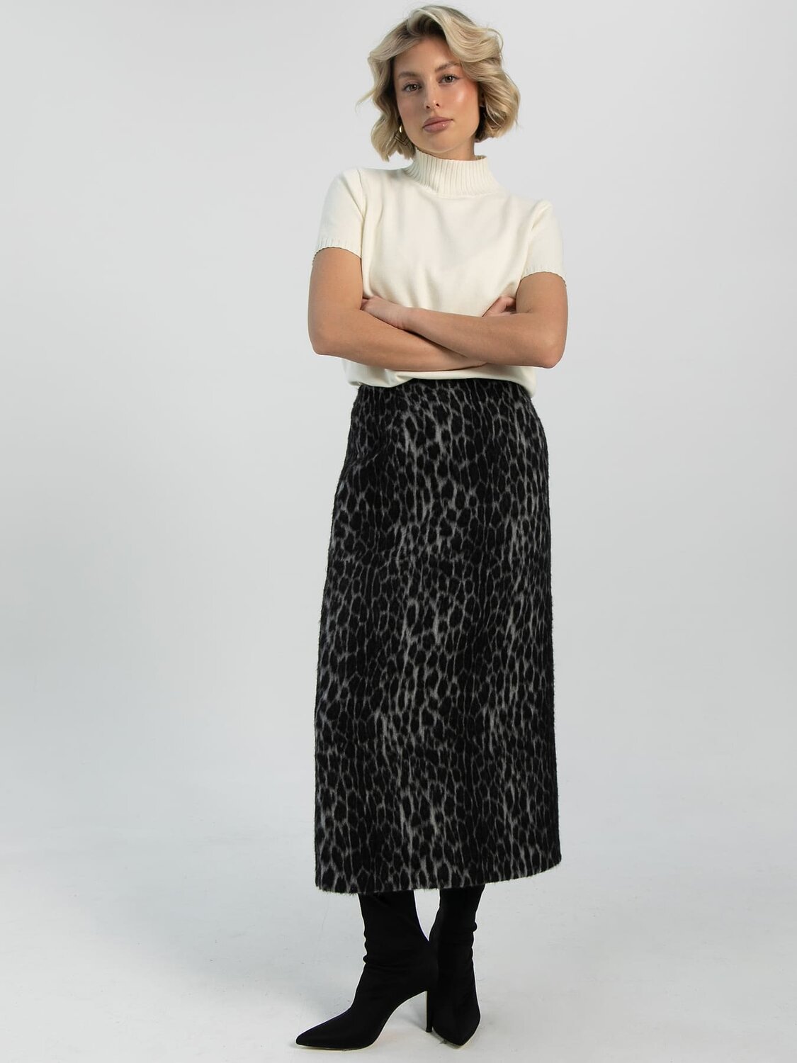 LT Collection Юбка 612654 Ю16517-16М Серый
