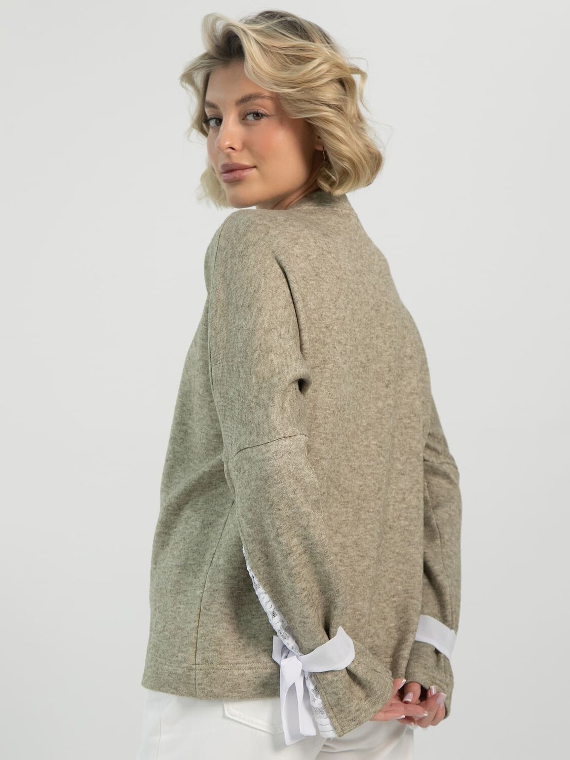 LT Collection Джемпер 612658 Б16527-1М Оливковый