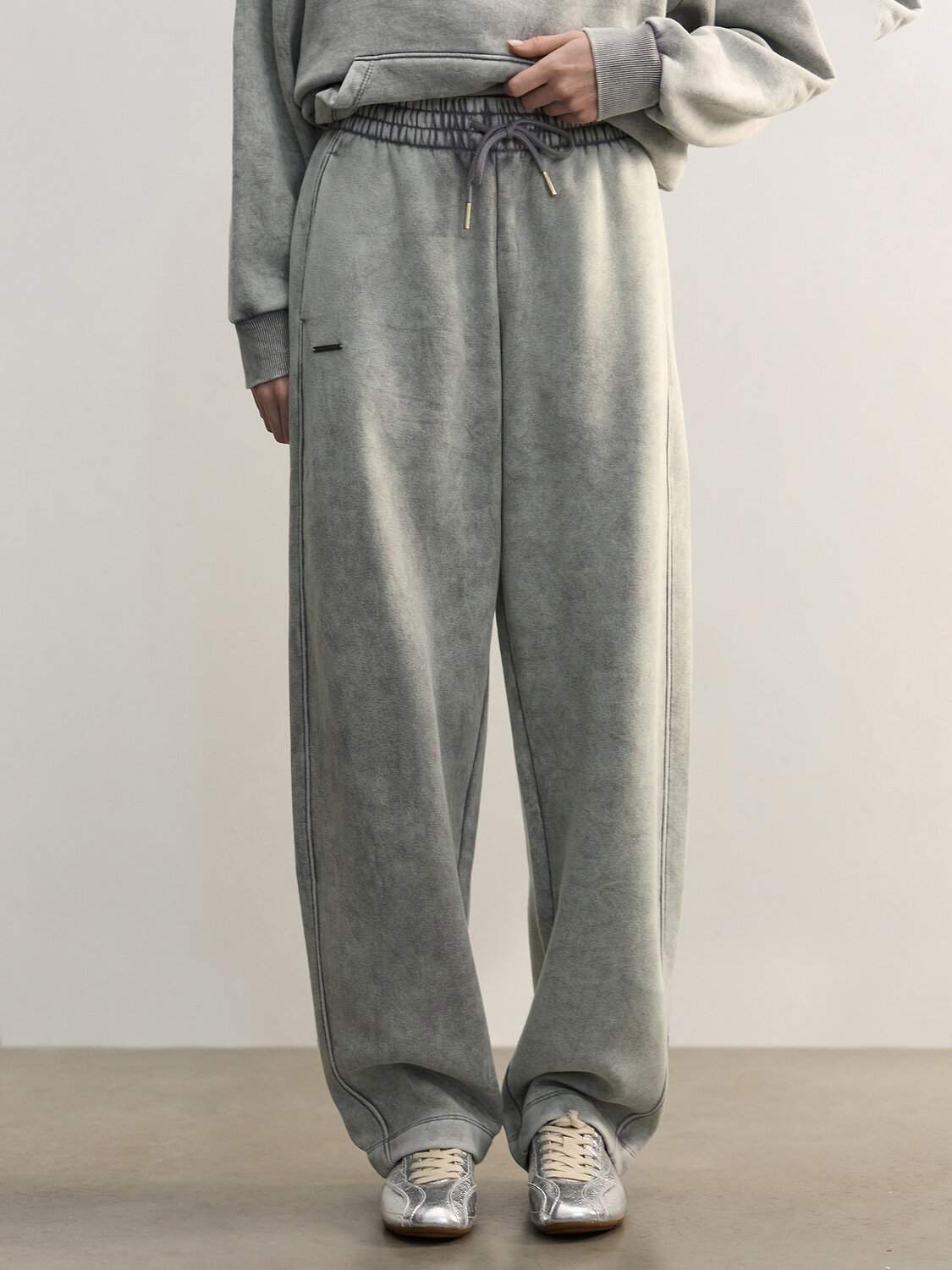 MARK FORMELLE Брюки 612777 182586 ACID WASH серый