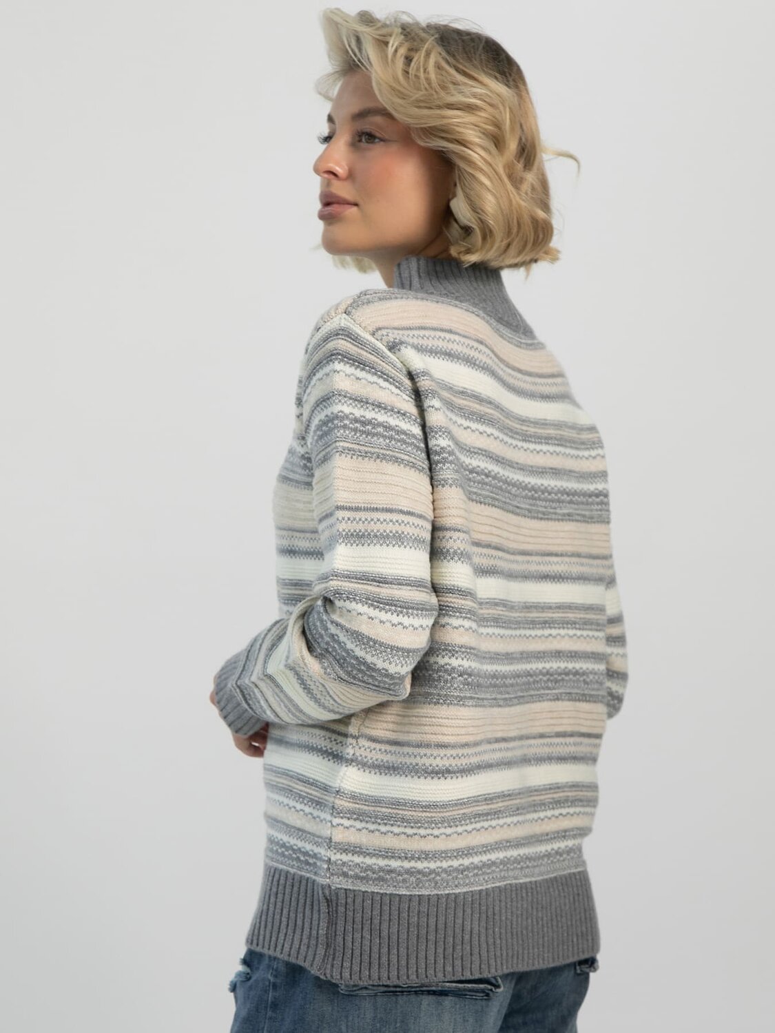 LT Collection Джемпер 612898 Б16499-12М Светло-серый